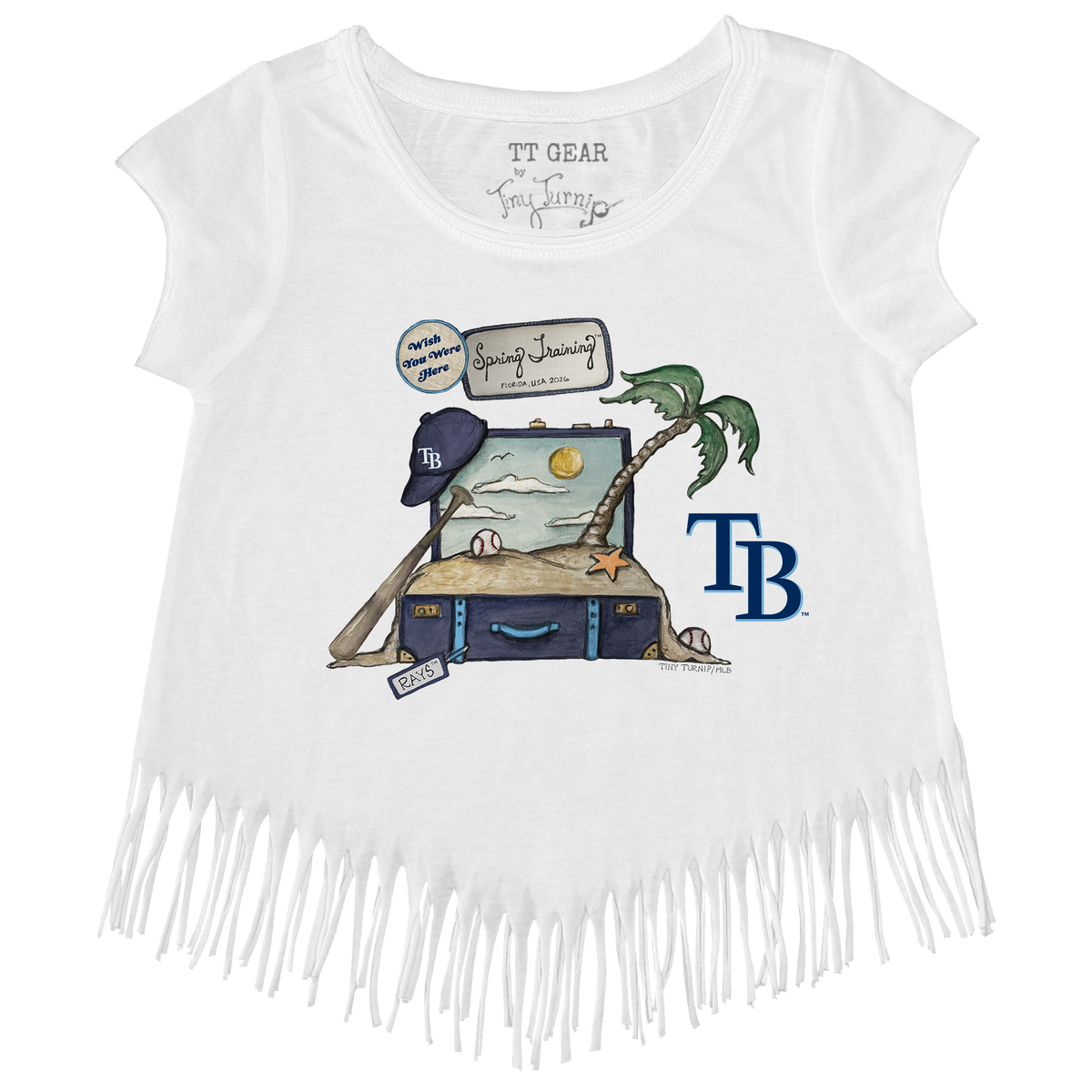 Tampa Bay Rays Spring Training 2026 Fringe Tee - Tiny Turnip
