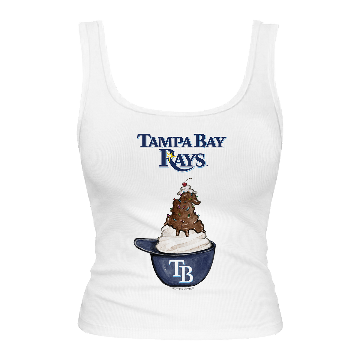 Tampa Bay Rays Sundae Helmet Emmy Tank