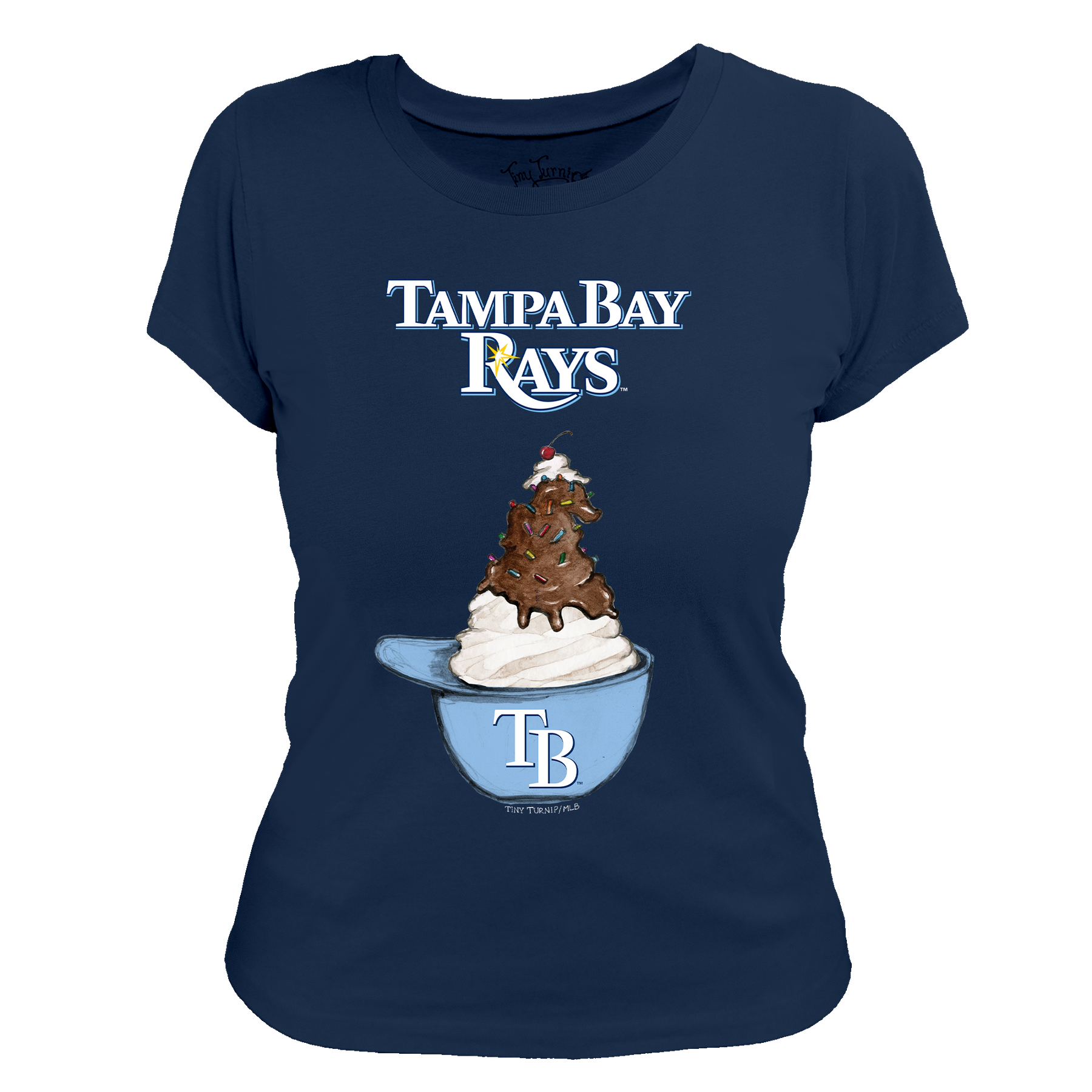 Tampa Bay Rays Sundae Helmet Women's Tee Shirt