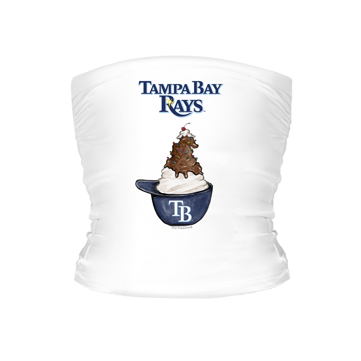 Tampa Bay Rays Sundae Helmet Tube Top - Tiny Turnip