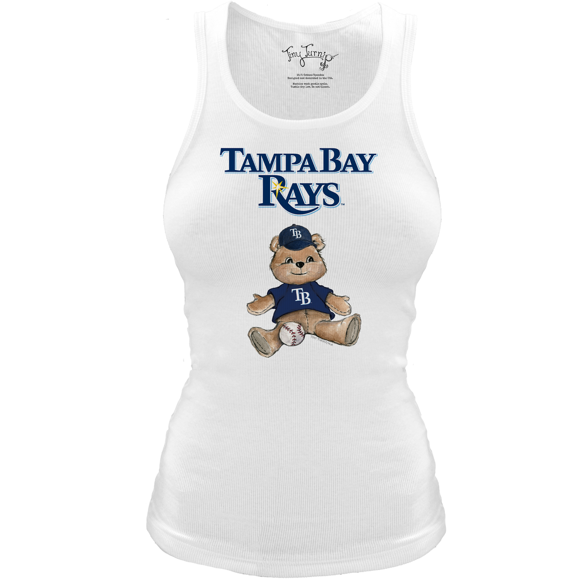 Tampa Bay Rays Teddy Classic Tank - Tiny Turnip