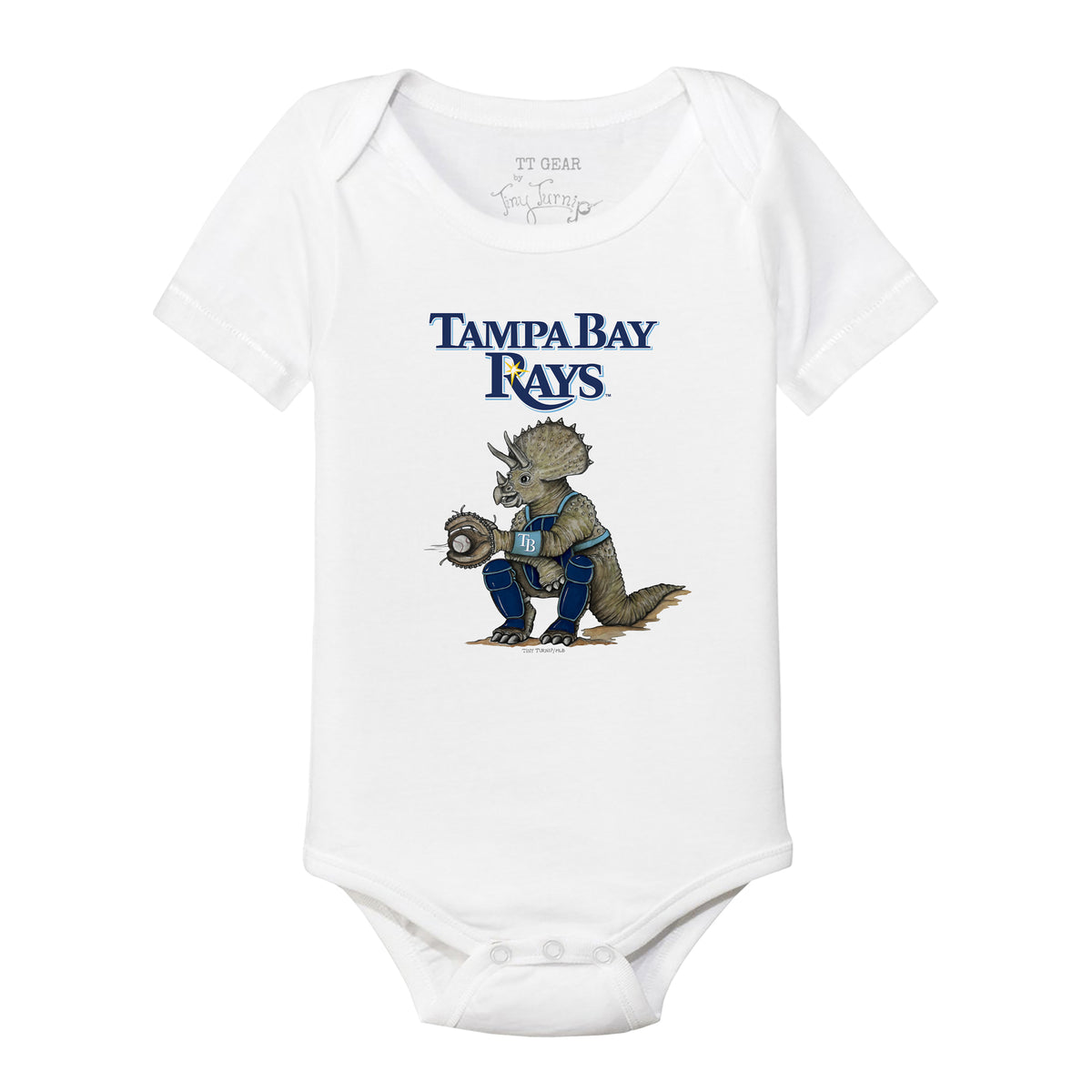 Tampa Bay Rays Triceratops Short Sleeve Snapper