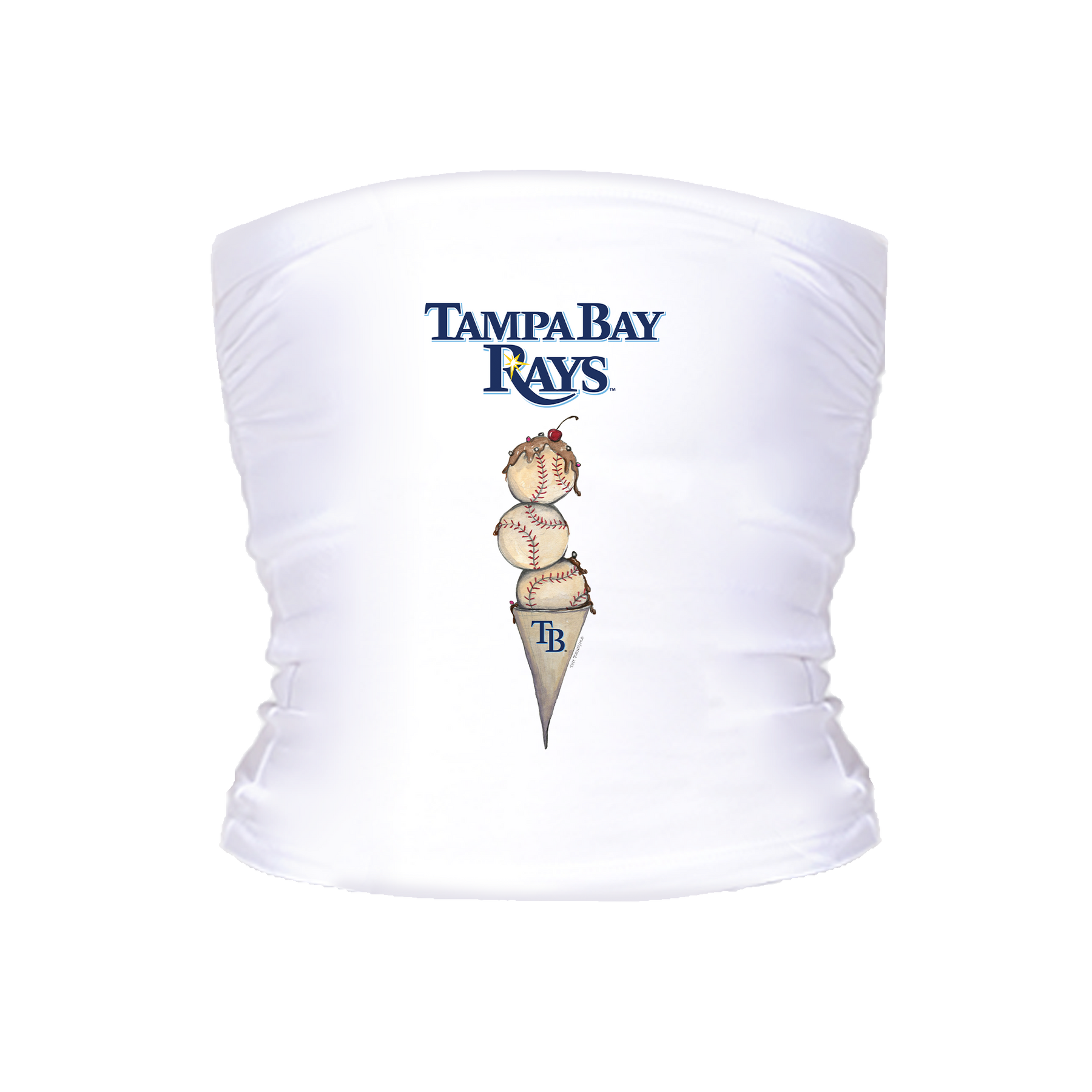 Tampa Bay Rays Triple Scoop Tube Top