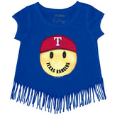 Texas Rangers Smiley Fringe Tee