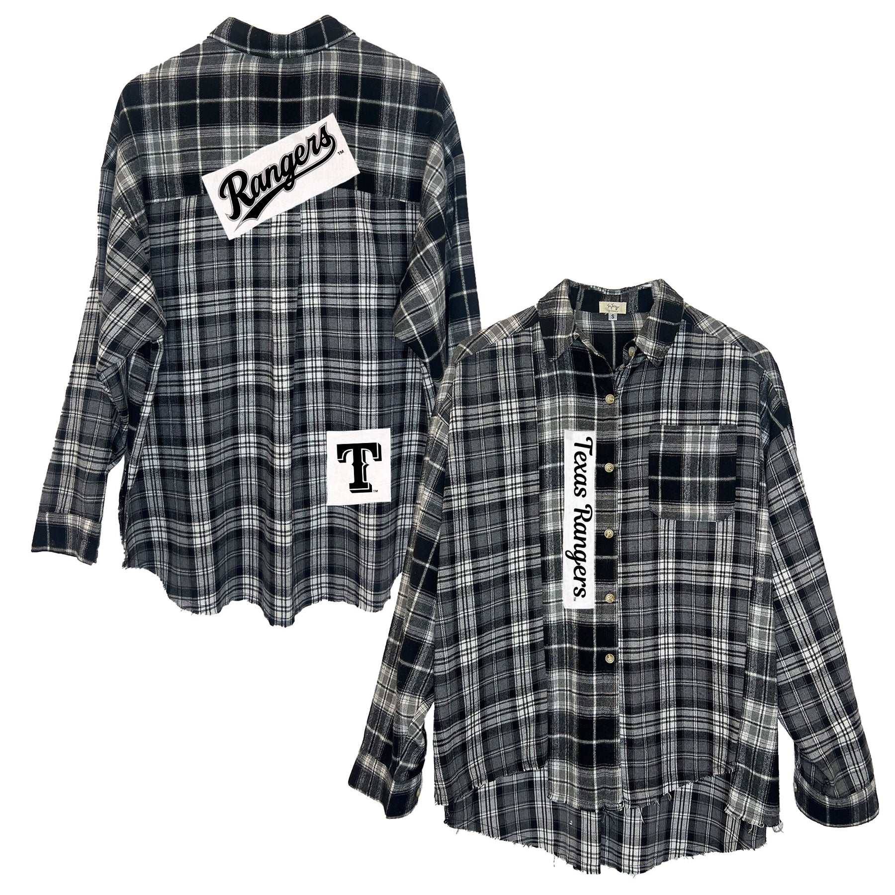 Texas Rangers Black Out Flannel