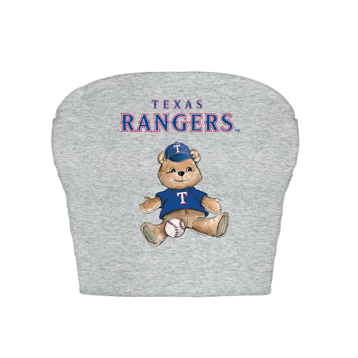 Texas Rangers Teddy Crop Tube Top