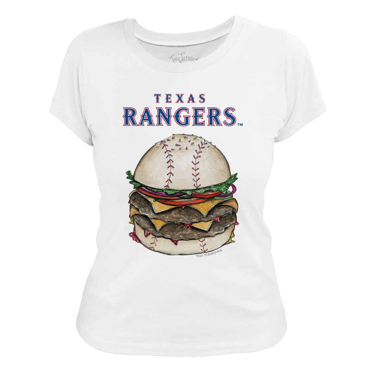 Texas Rangers Burger Tee Shirt