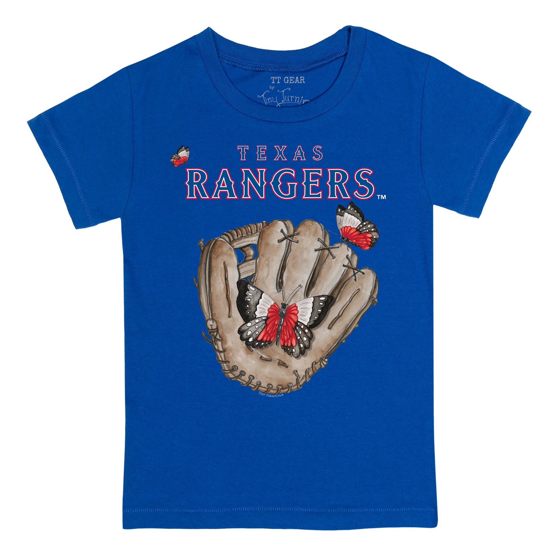 Texas Rangers Butterfly Glove Tee Shirt