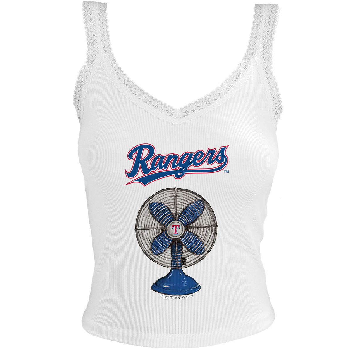 Texas Rangers Fan Lace Tank