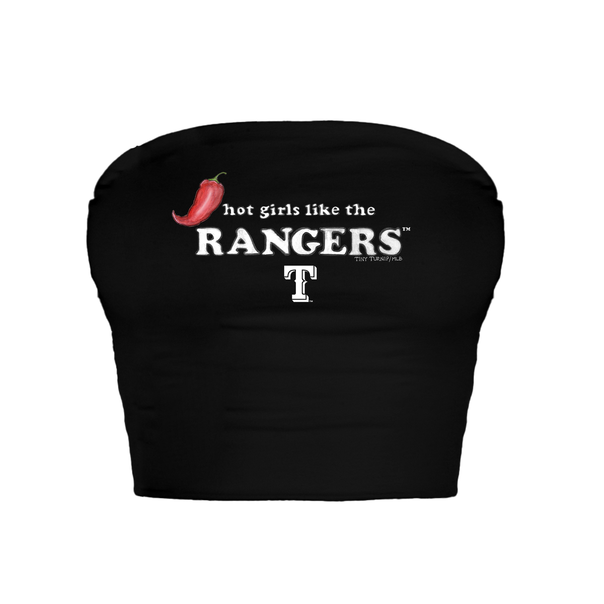 Texas Rangers Hot Girls Crop Tube Top