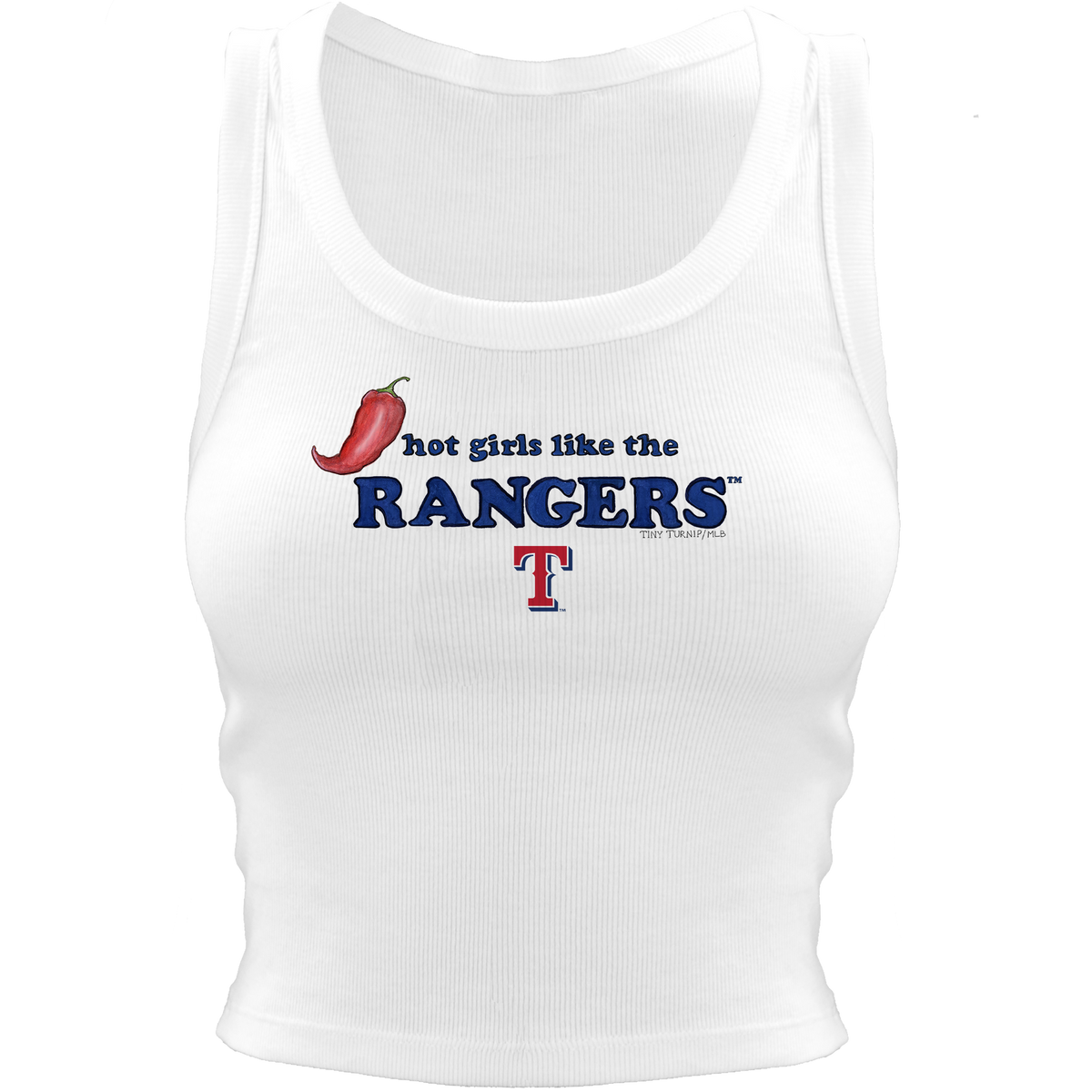 Texas Rangers Hot Girls Crop Tank