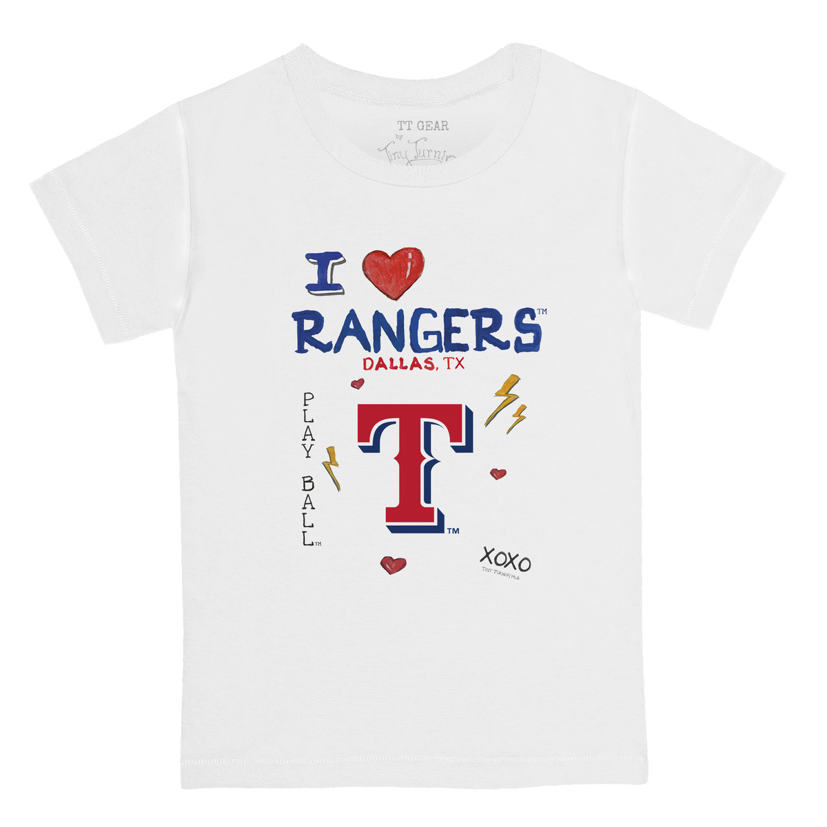 I Heart Rangers Kid's Tee Shirt - Tiny Turnip