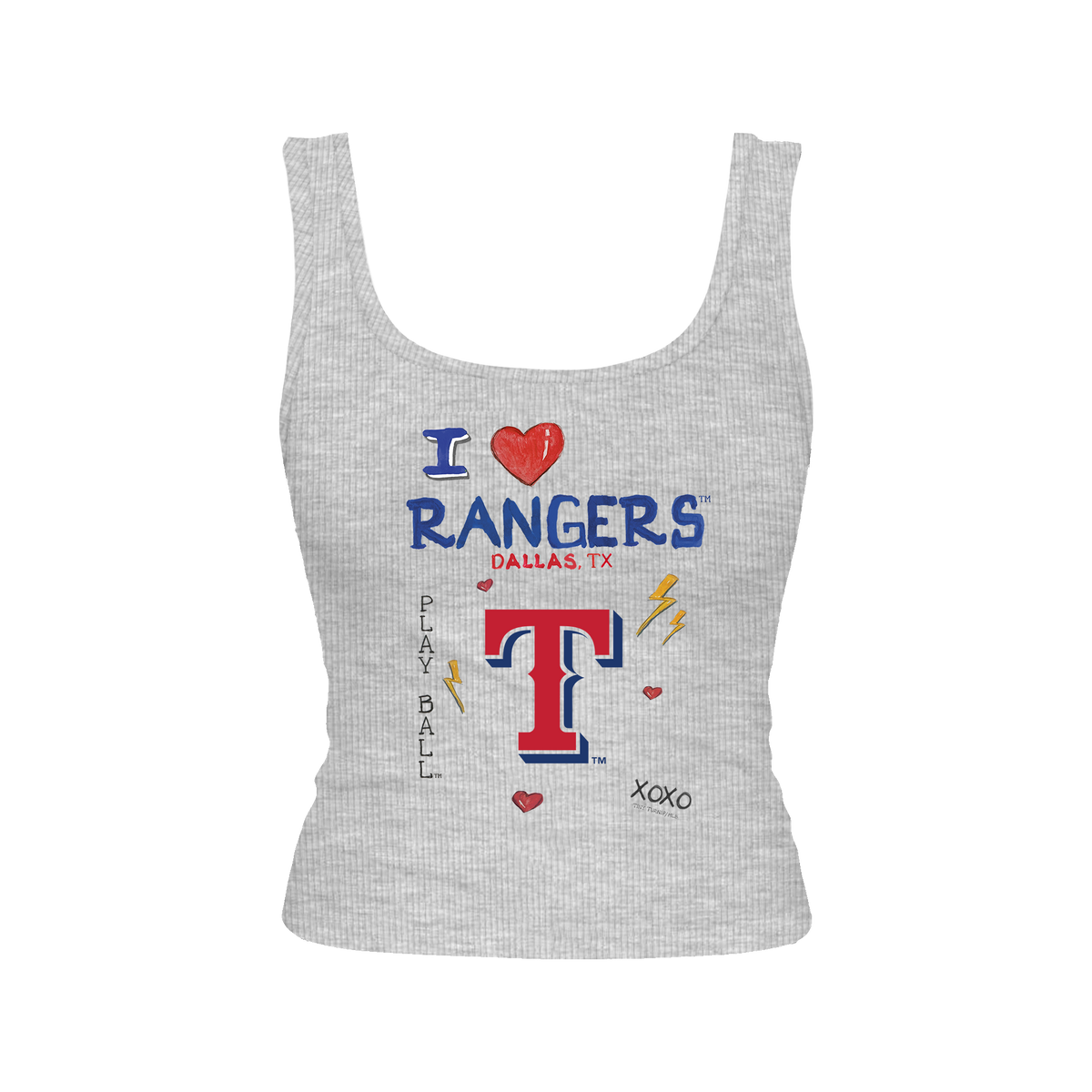 Texas Rangers I Heart Rangers Emmy Tank