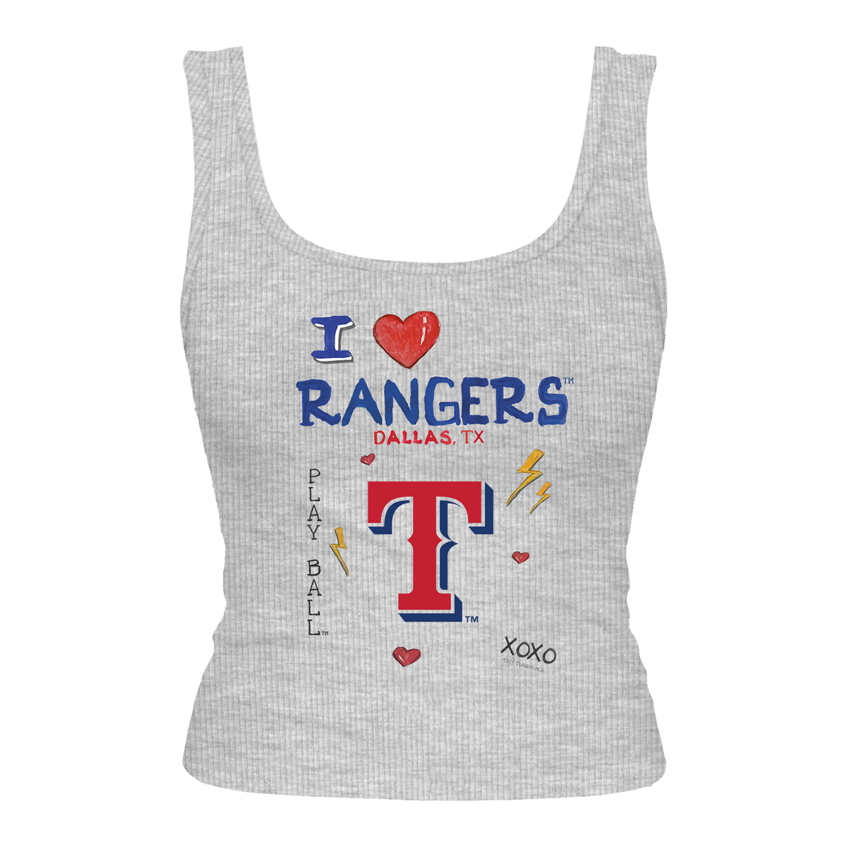 Texas Rangers I Heart Rangers Emmy Tank