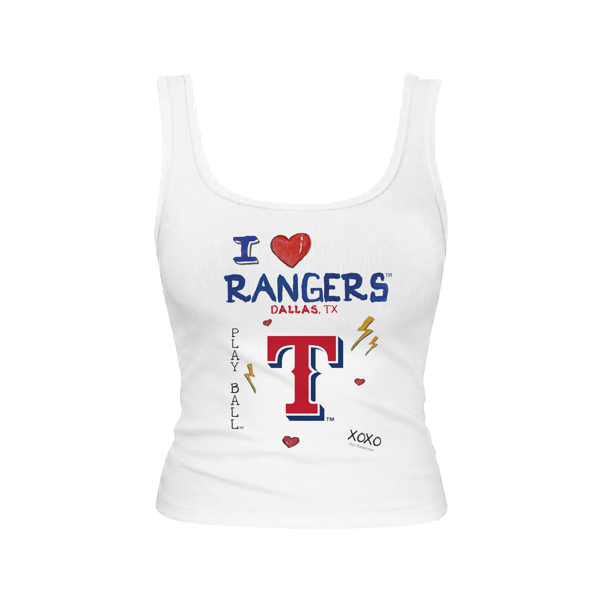 Texas Rangers I Heart Rangers Emmy Tank