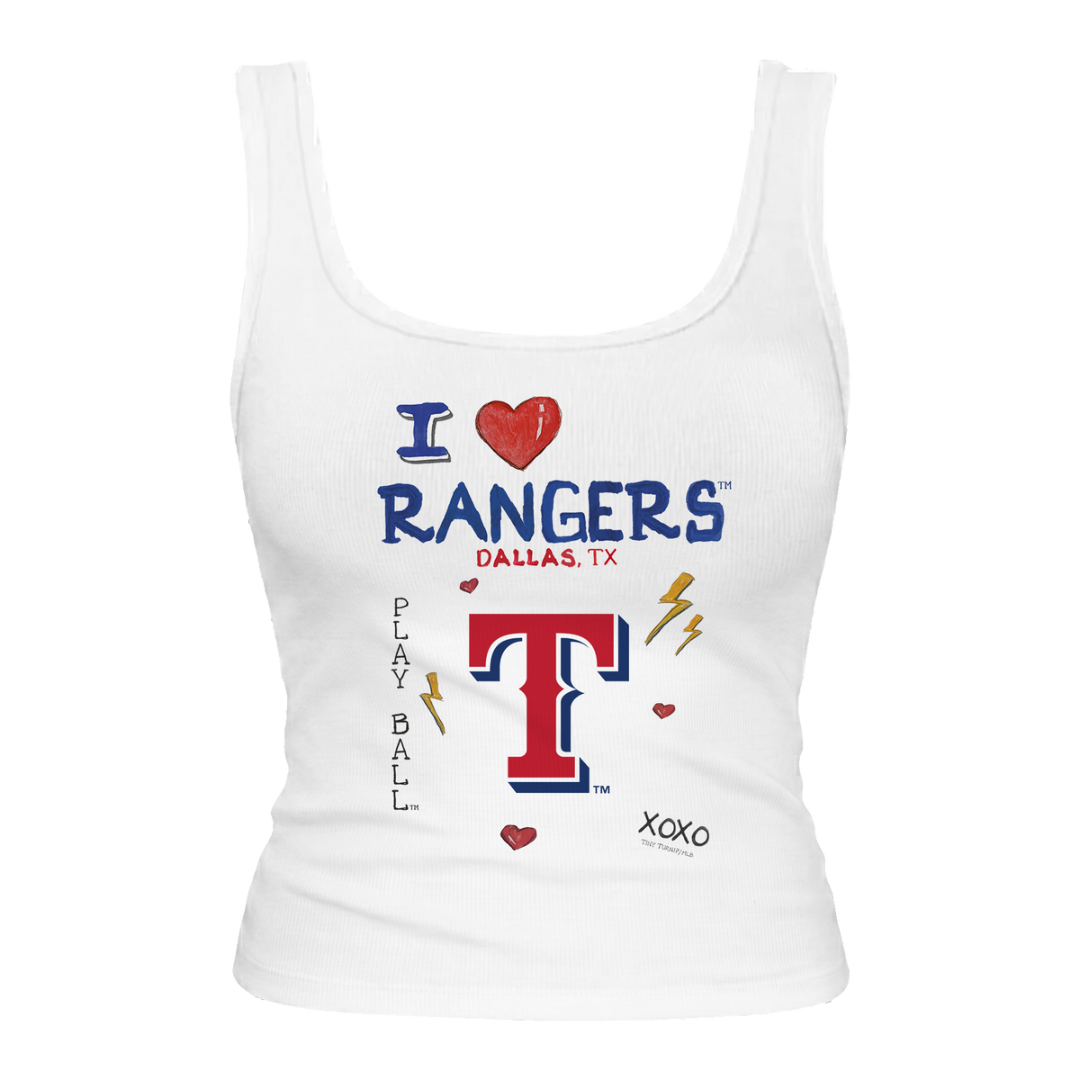 Texas Rangers I Heart Rangers Emmy Tank