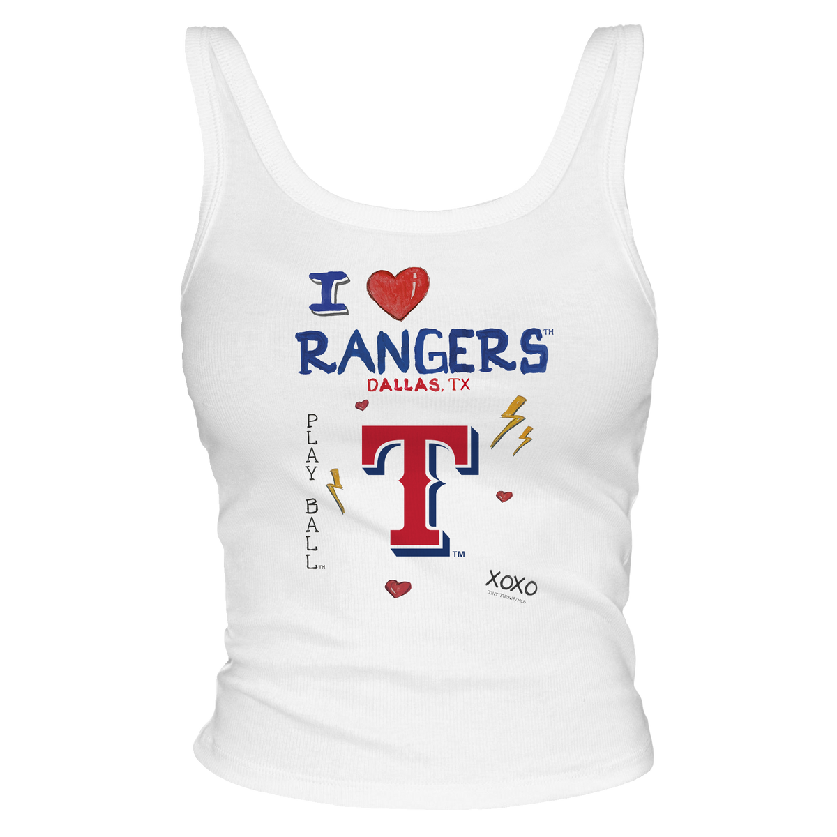 I Heart Rangers Tank - Tiny Turnip