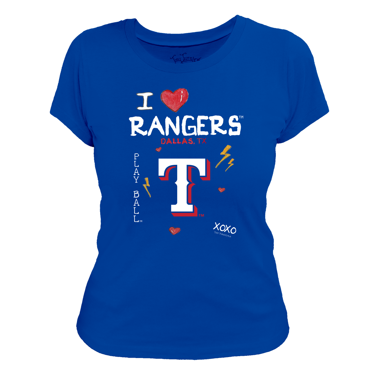 I Heart Rangers Women's Tee Shirt - Tiny Turnip