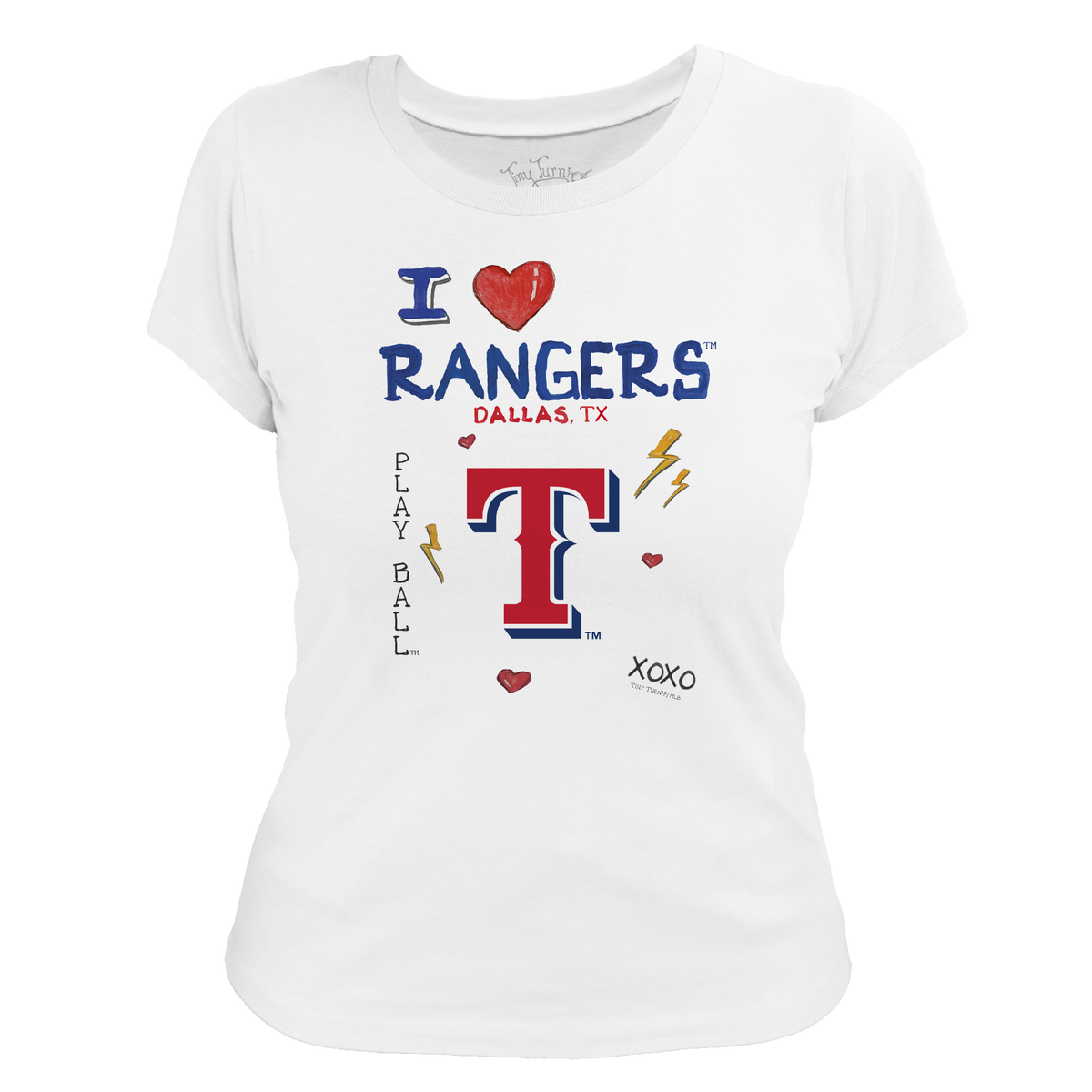 I Heart Rangers Women's Tee Shirt - Tiny Turnip