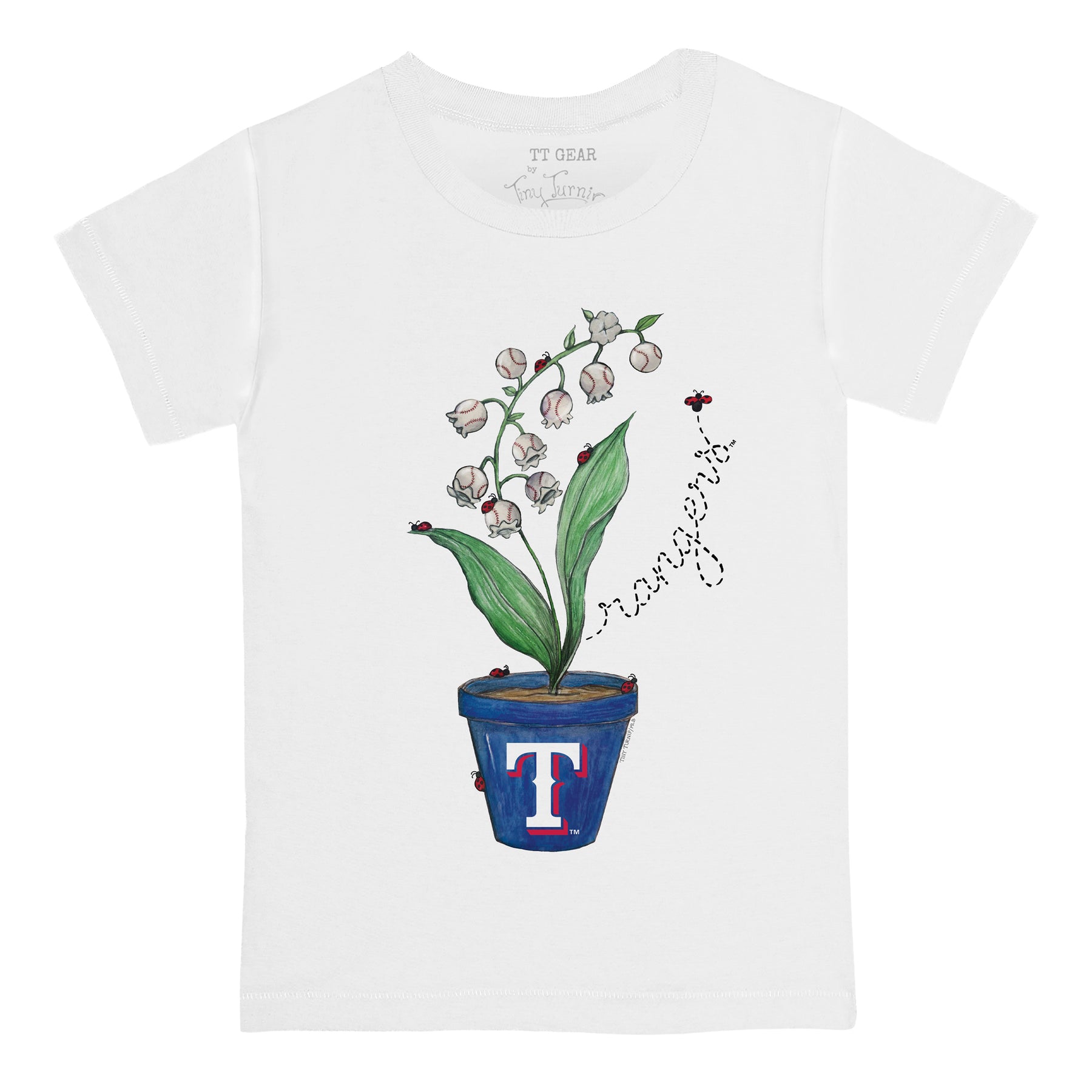 Texas Rangers Ladybug Tee Shirt
