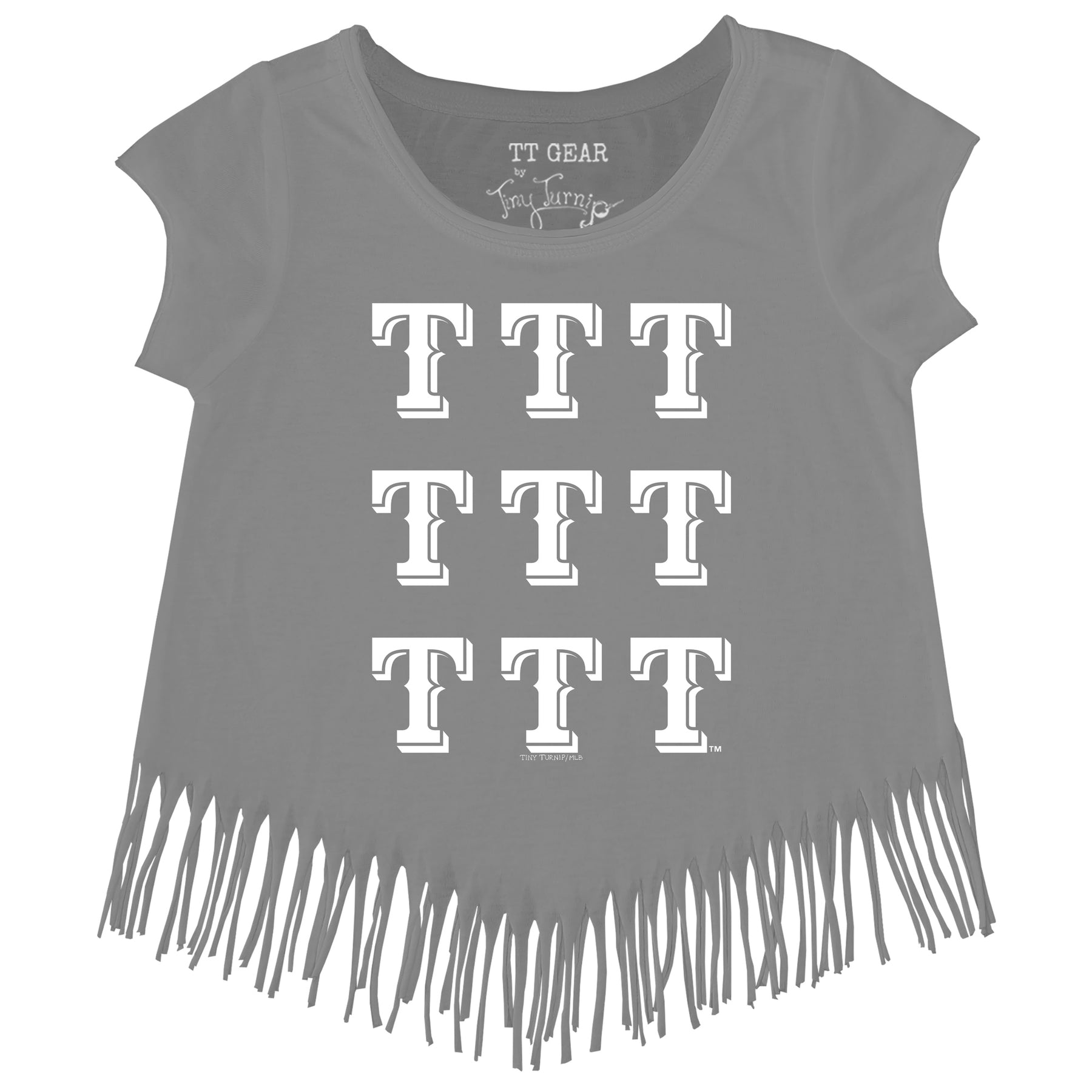 Texas Rangers Logo Grid Fringe Tee