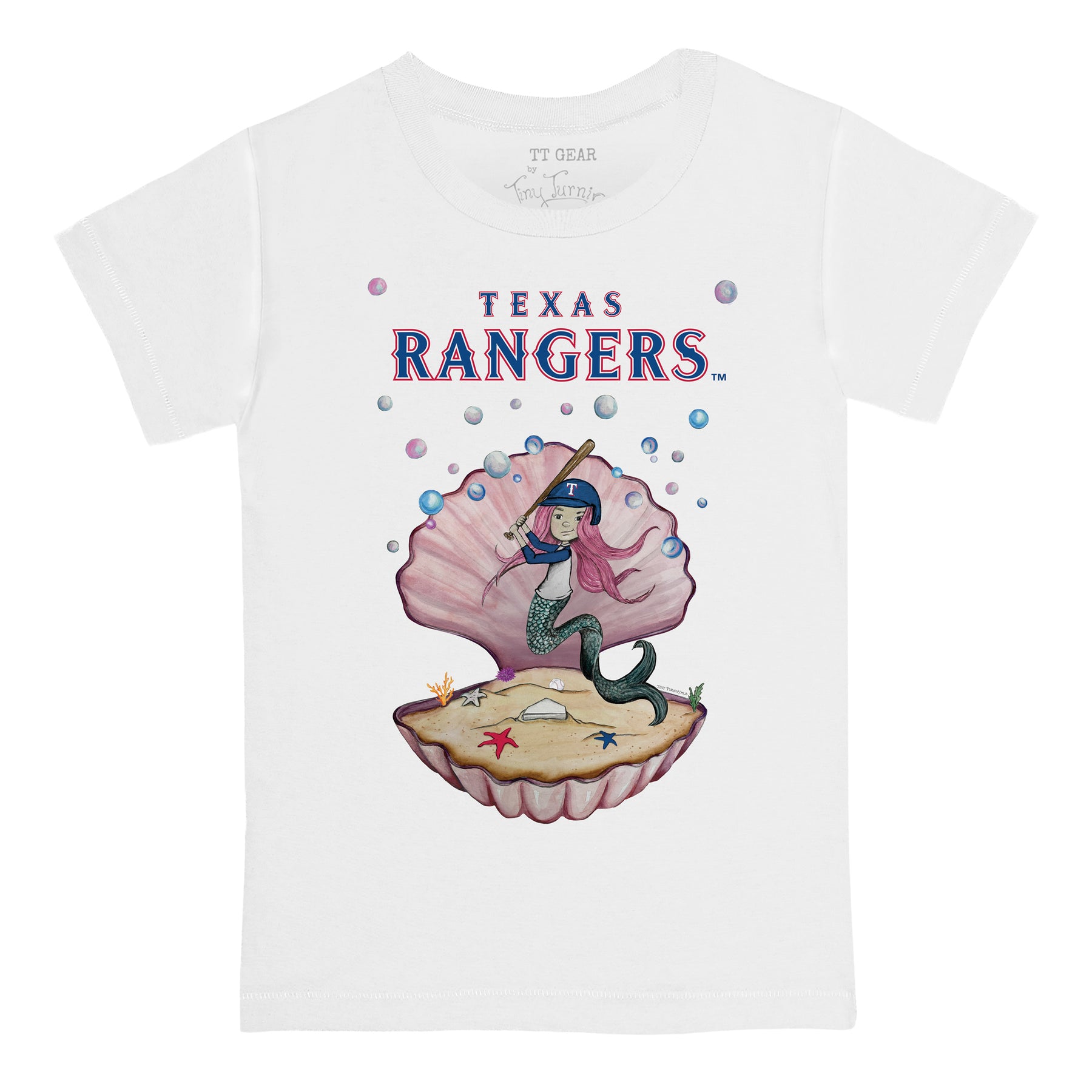 Texas Rangers Mermaid Tee Shirt