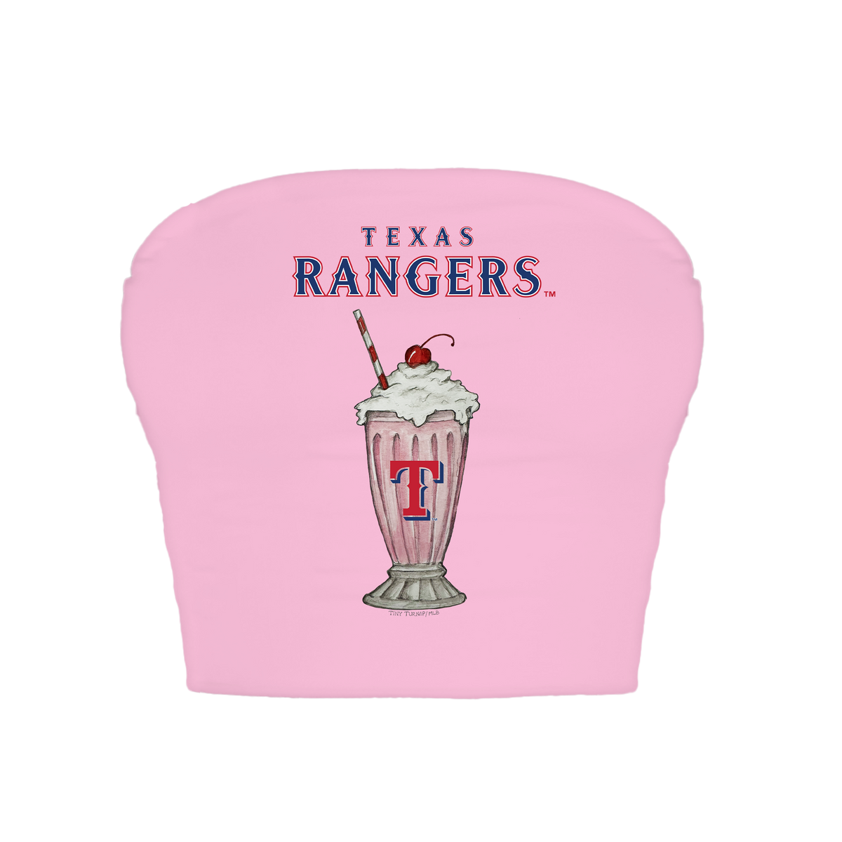 Texas Rangers Milkshake Crop Tube Top