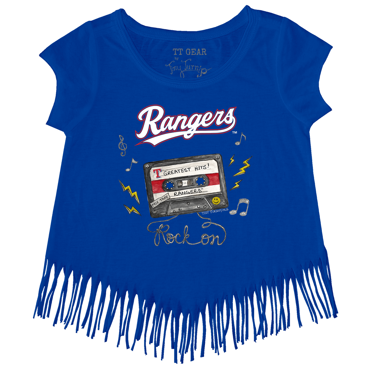 Texas Rangers Mixtape Fringe Tee - Tiny Turnip