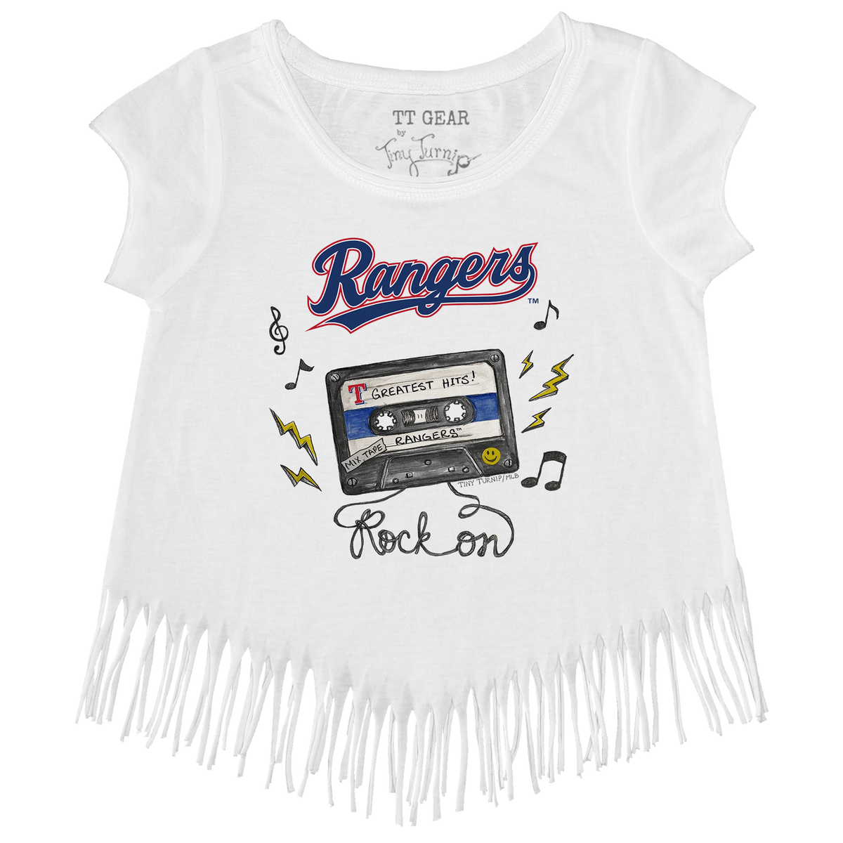 Texas Rangers Mixtape Fringe Tee - Tiny Turnip