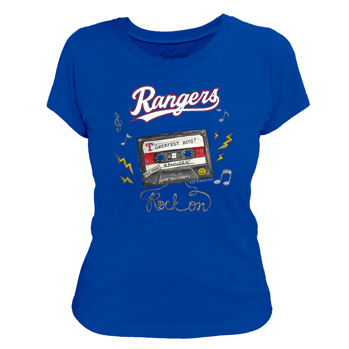 Texas Rangers Mixtape Women's Tee Shirt