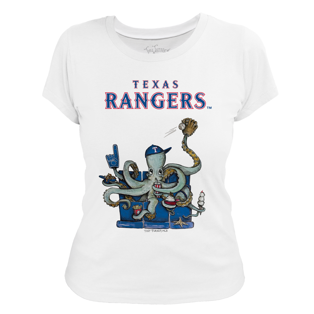 Texas Rangers Octopus Tee Shirt