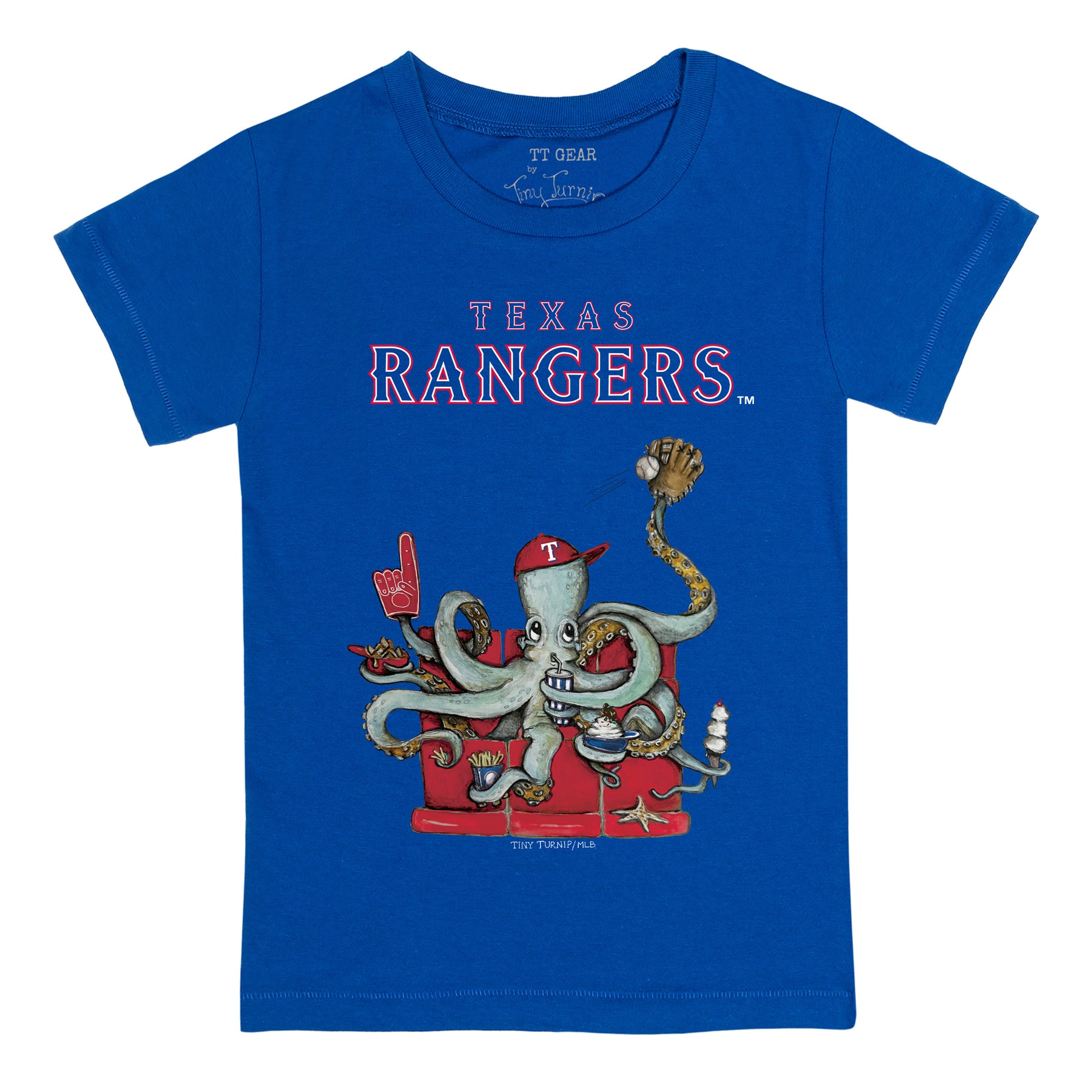 Texas Rangers Octopus Tee Shirt