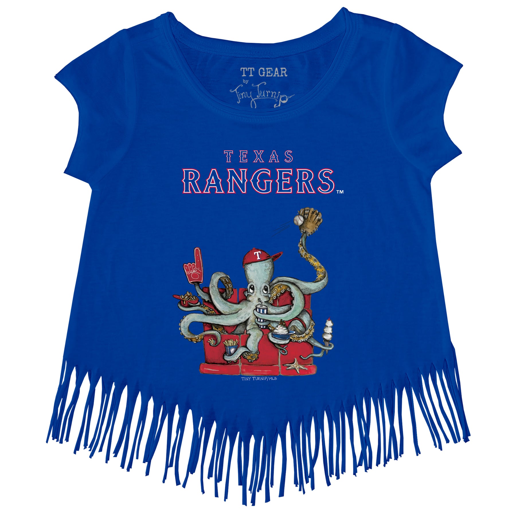 Texas Rangers Octopus Fringe Tee