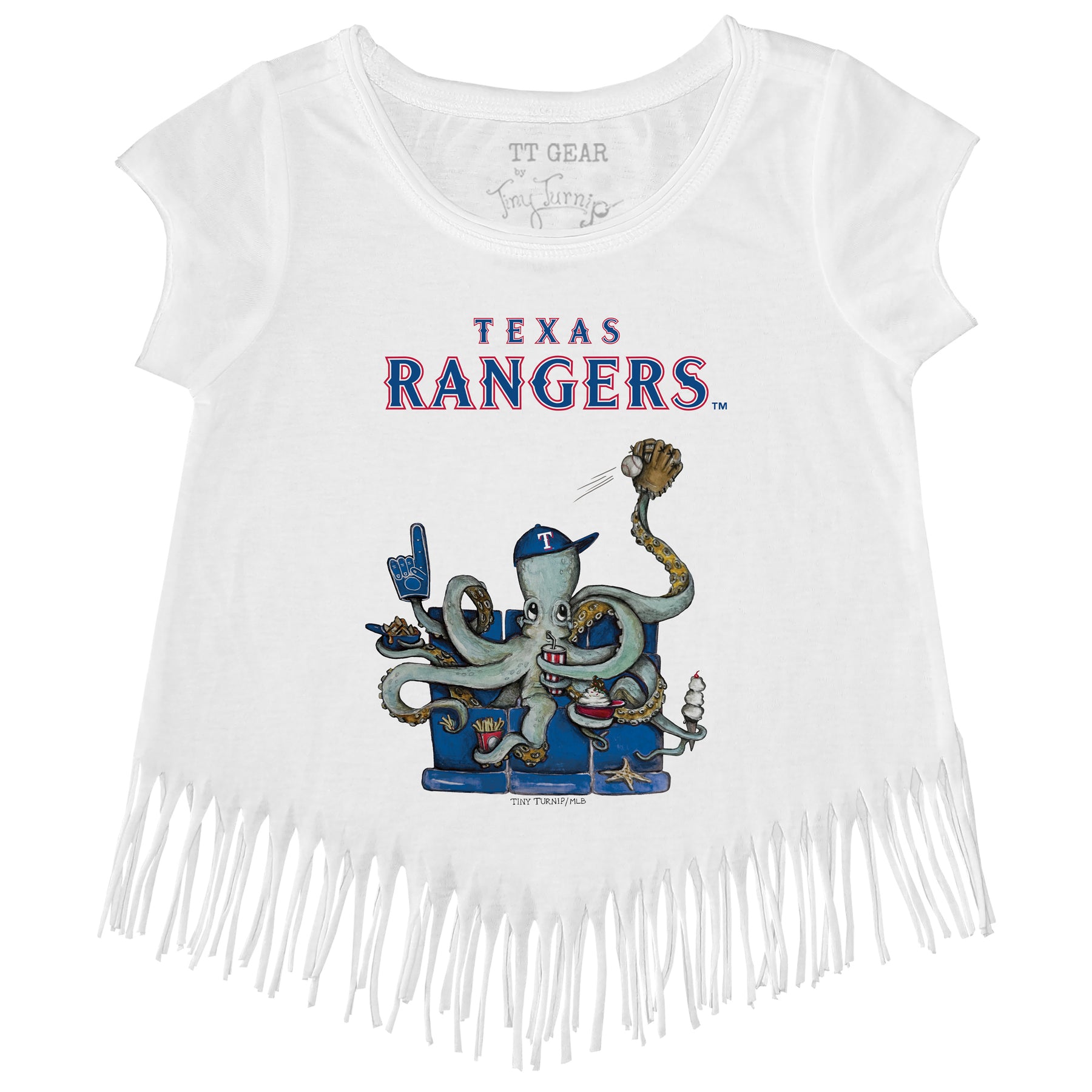 Texas Rangers Octopus Fringe Tee