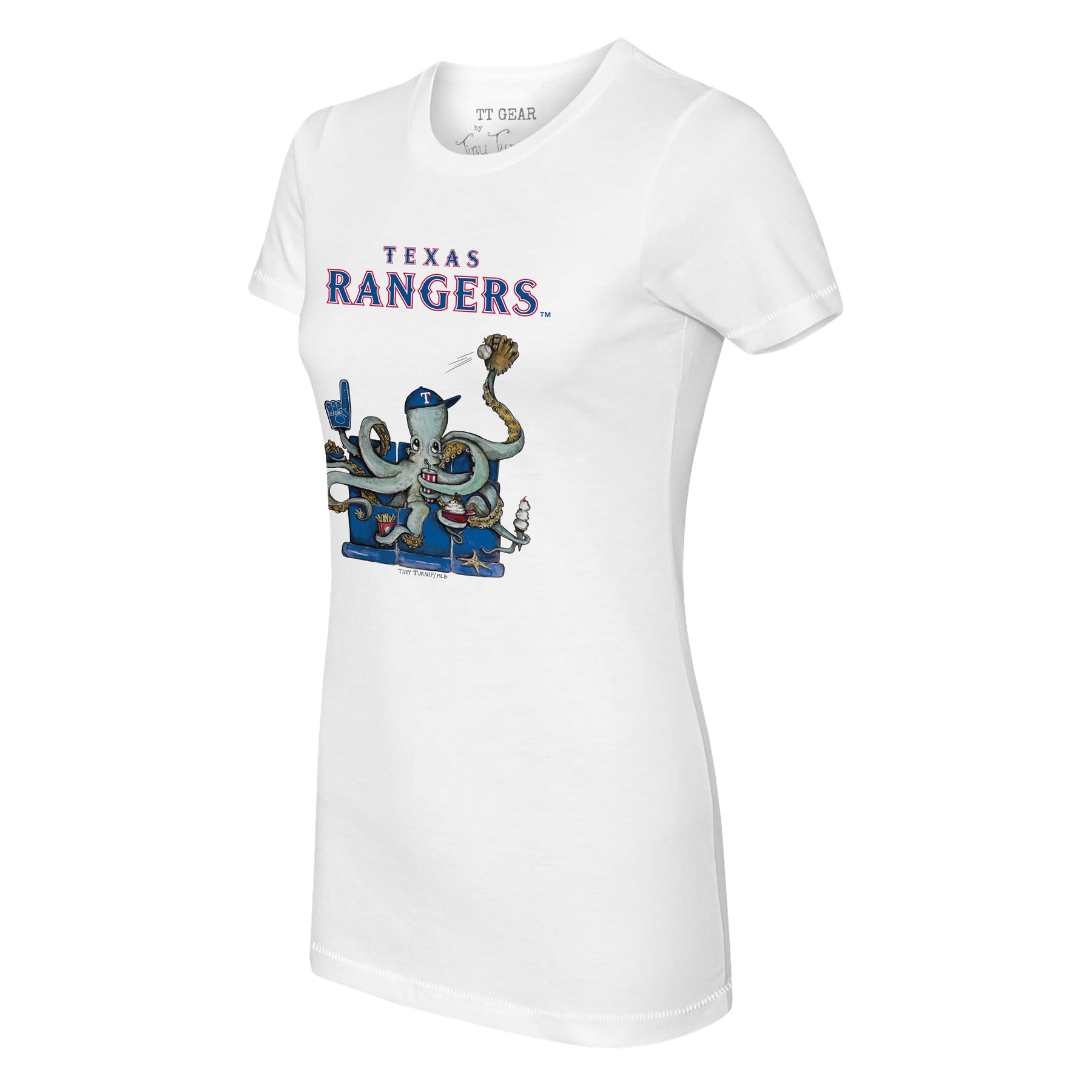 Texas Rangers Octopus Tee Shirt