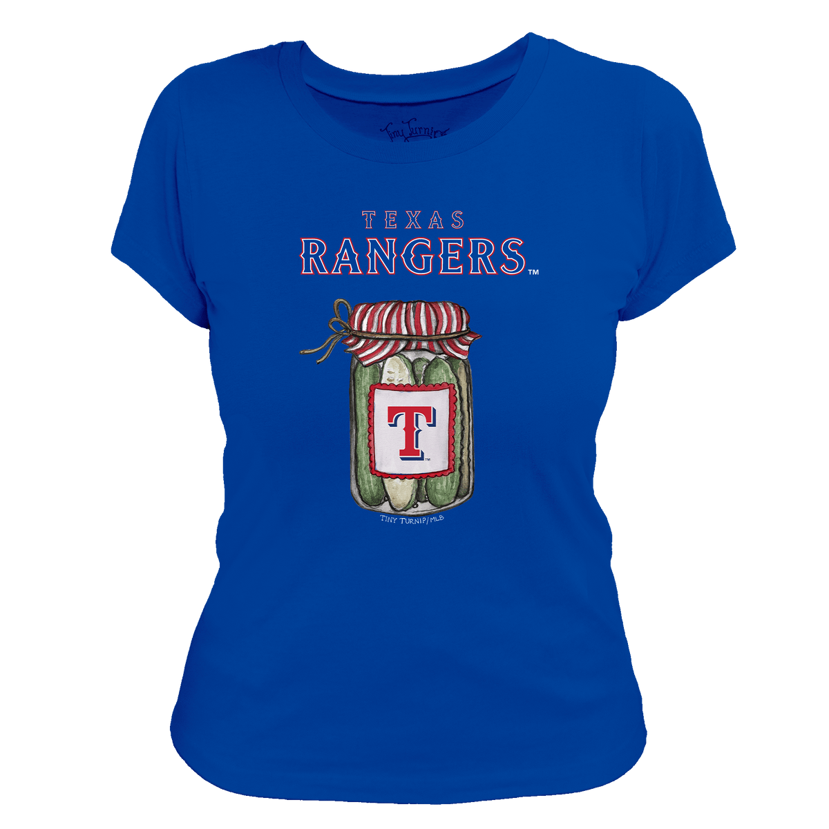 Texas Rangers Pickle Jar Women's Tee Shirt