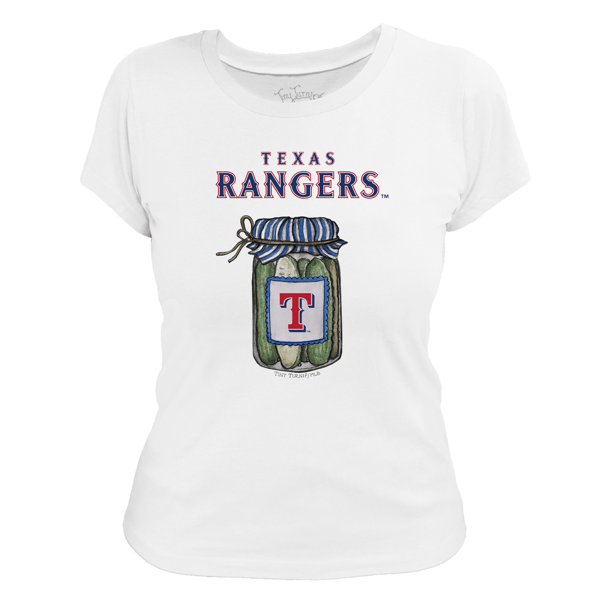 Texas Rangers Pickle Jar Women's Tee Shirt