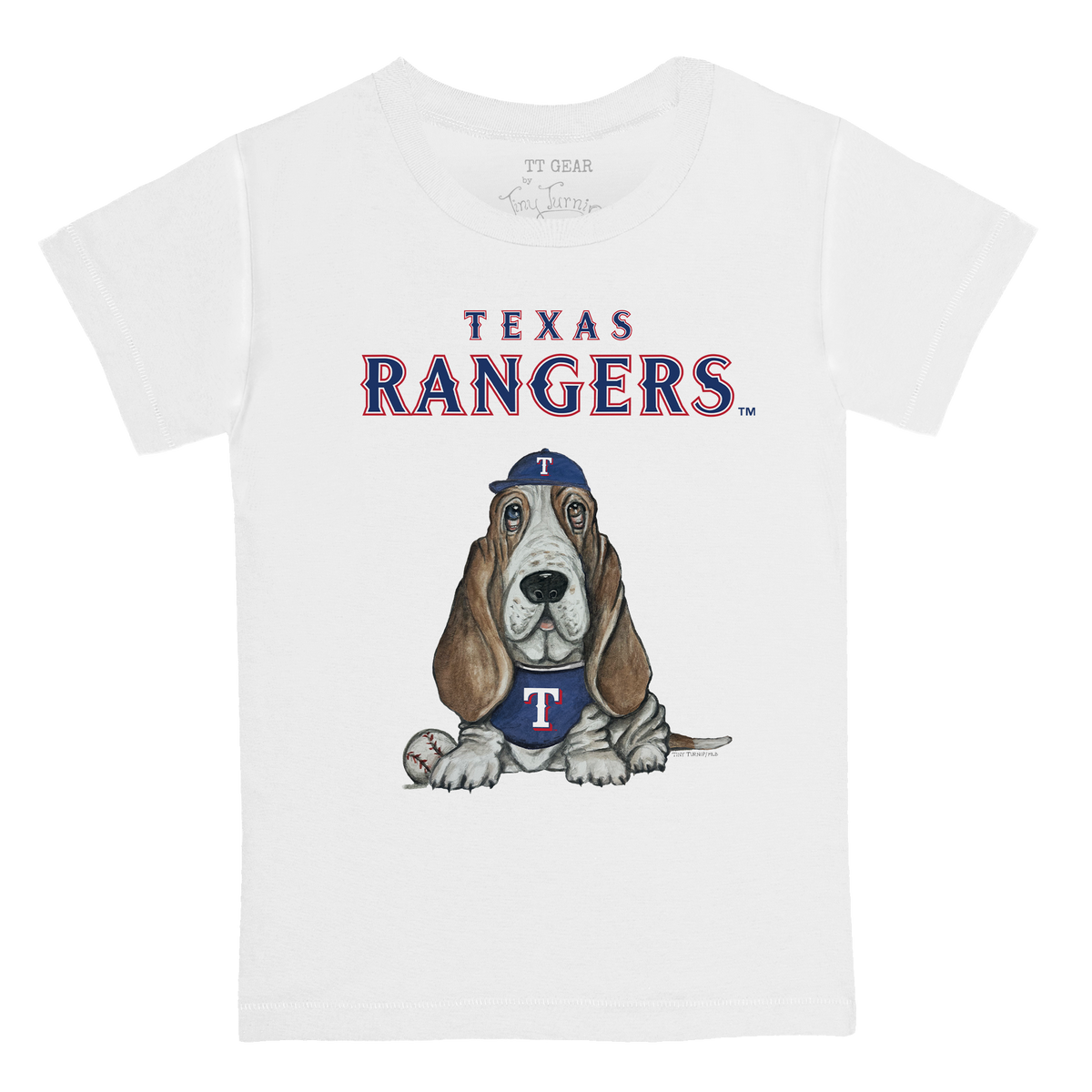 Texas Rangers Puddy Kid's Tee Shirt - Tiny Turnip