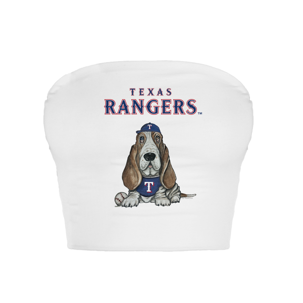 Texas Rangers Puddy Crop Tube Top