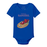Texas Rangers Race Car Short Sleeve Snapper