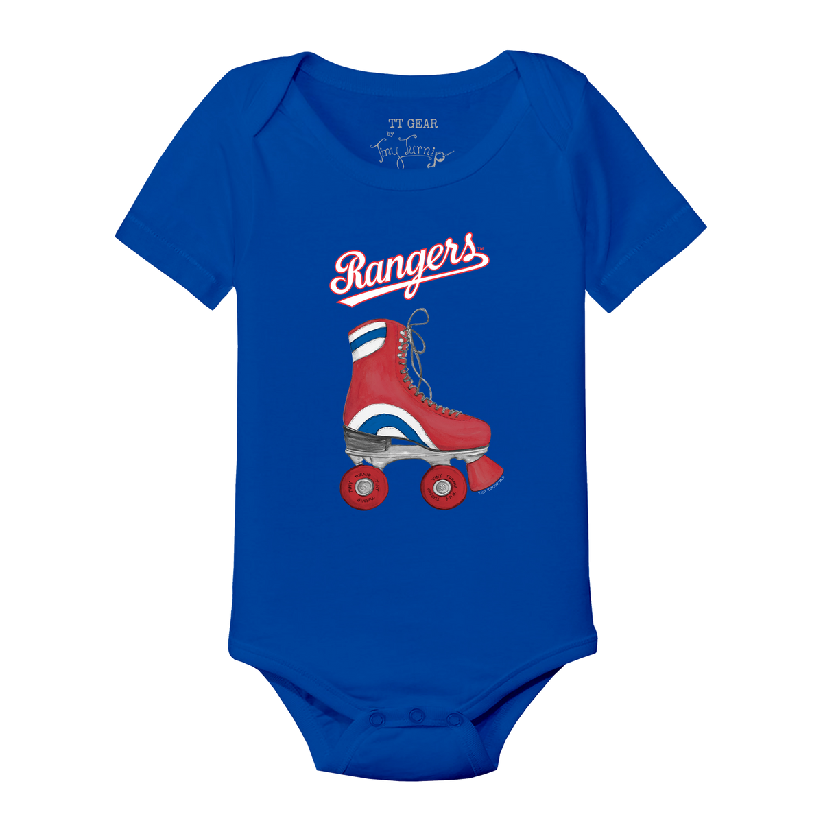 Texas Rangers Retro Skate Short Sleeve Snapper