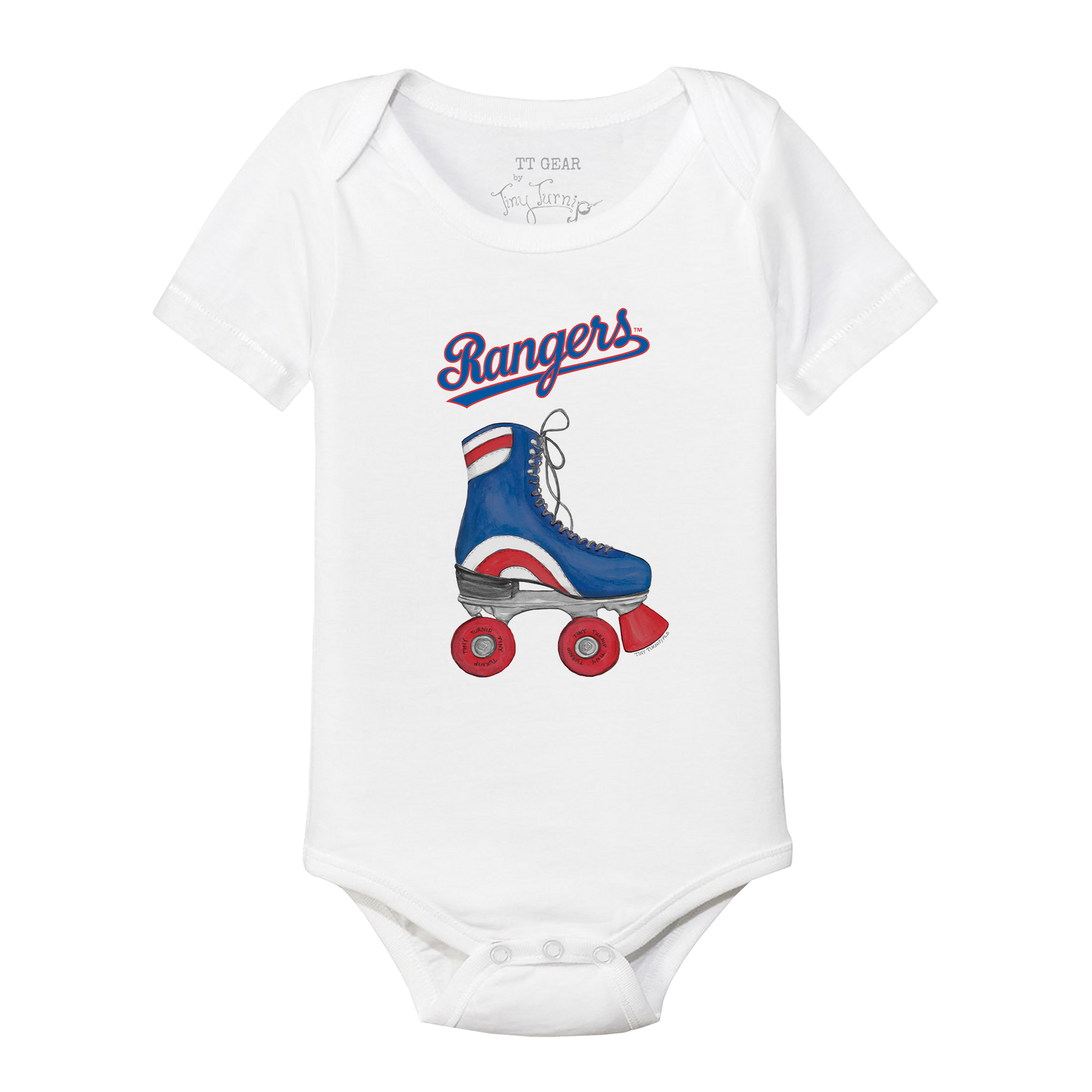 Texas Rangers Retro Skate Short Sleeve Snapper