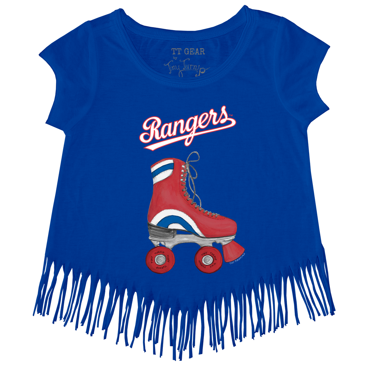 Texas Rangers Retro Skate Fringe Tee