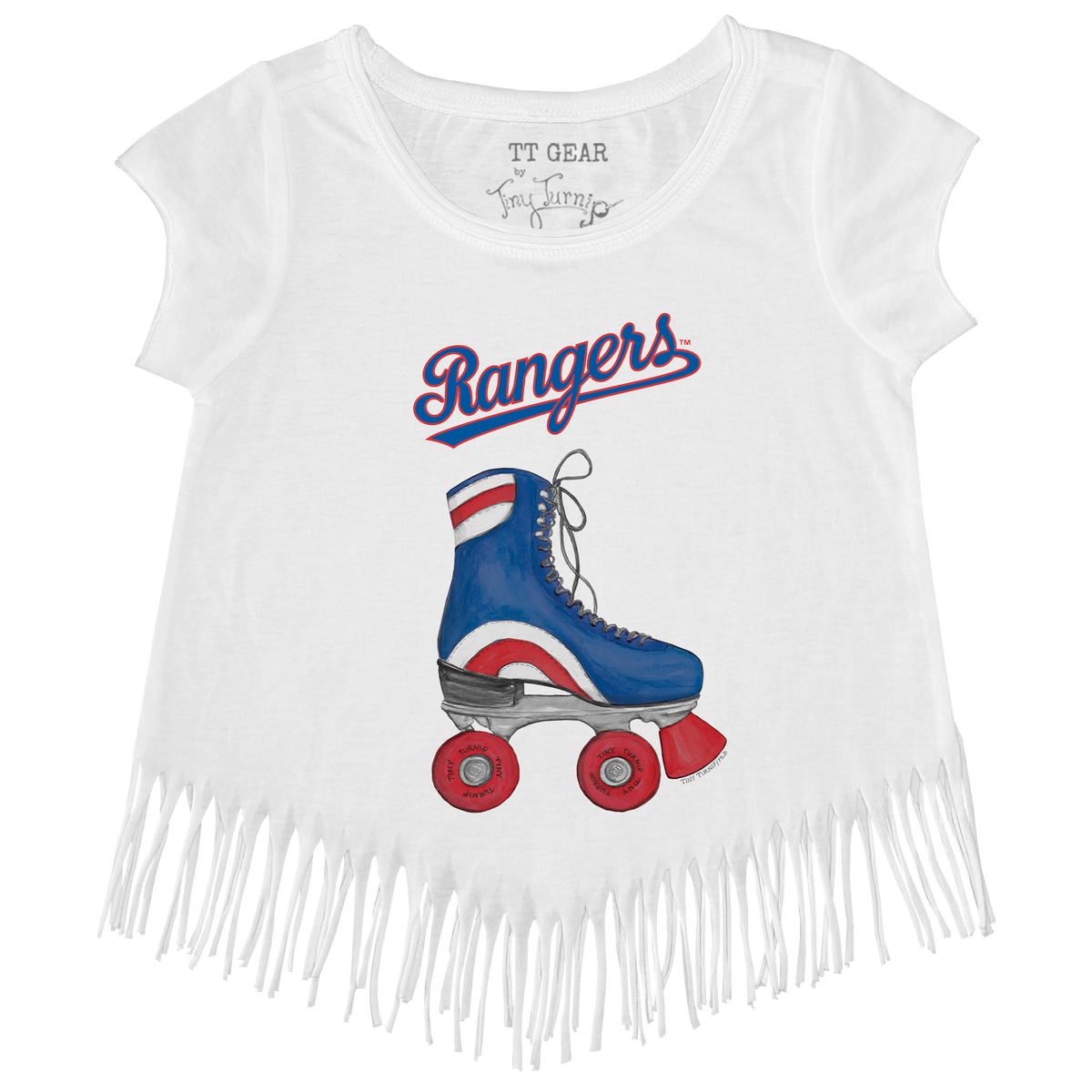 Texas Rangers Retro Skate Fringe Tee