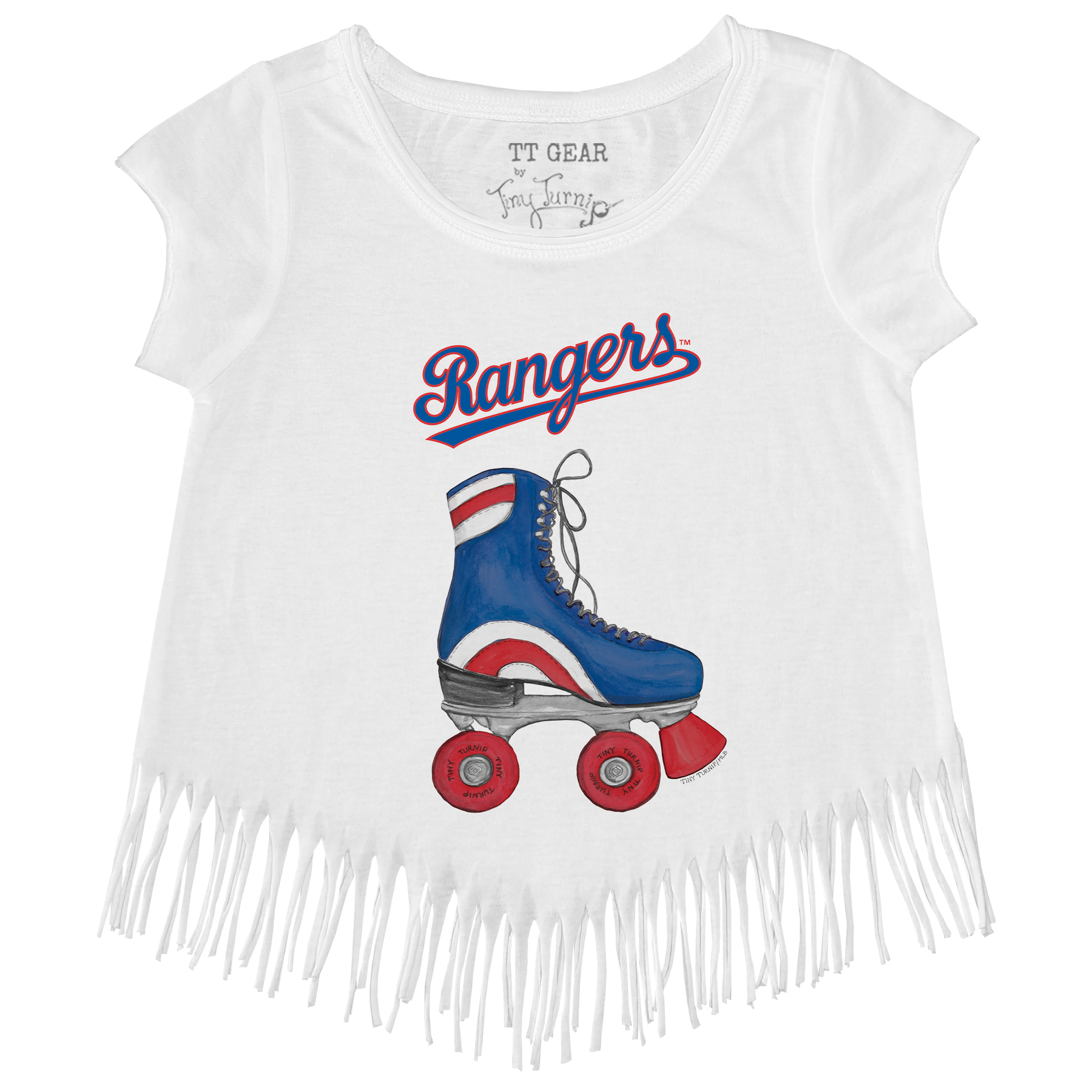 Texas Rangers Retro Skate Fringe Tee