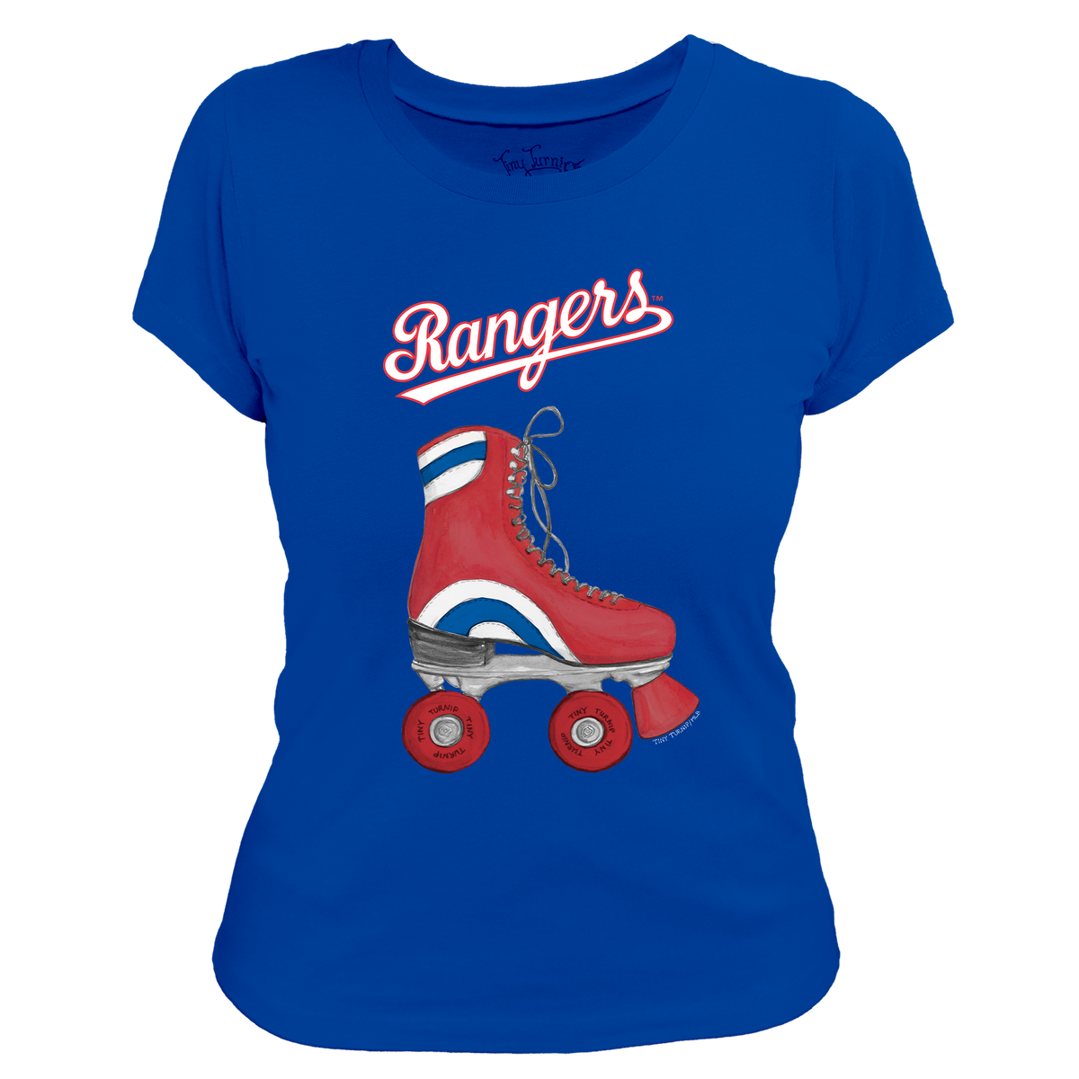 Texas Rangers Retro Skate Women's Tee Shirt