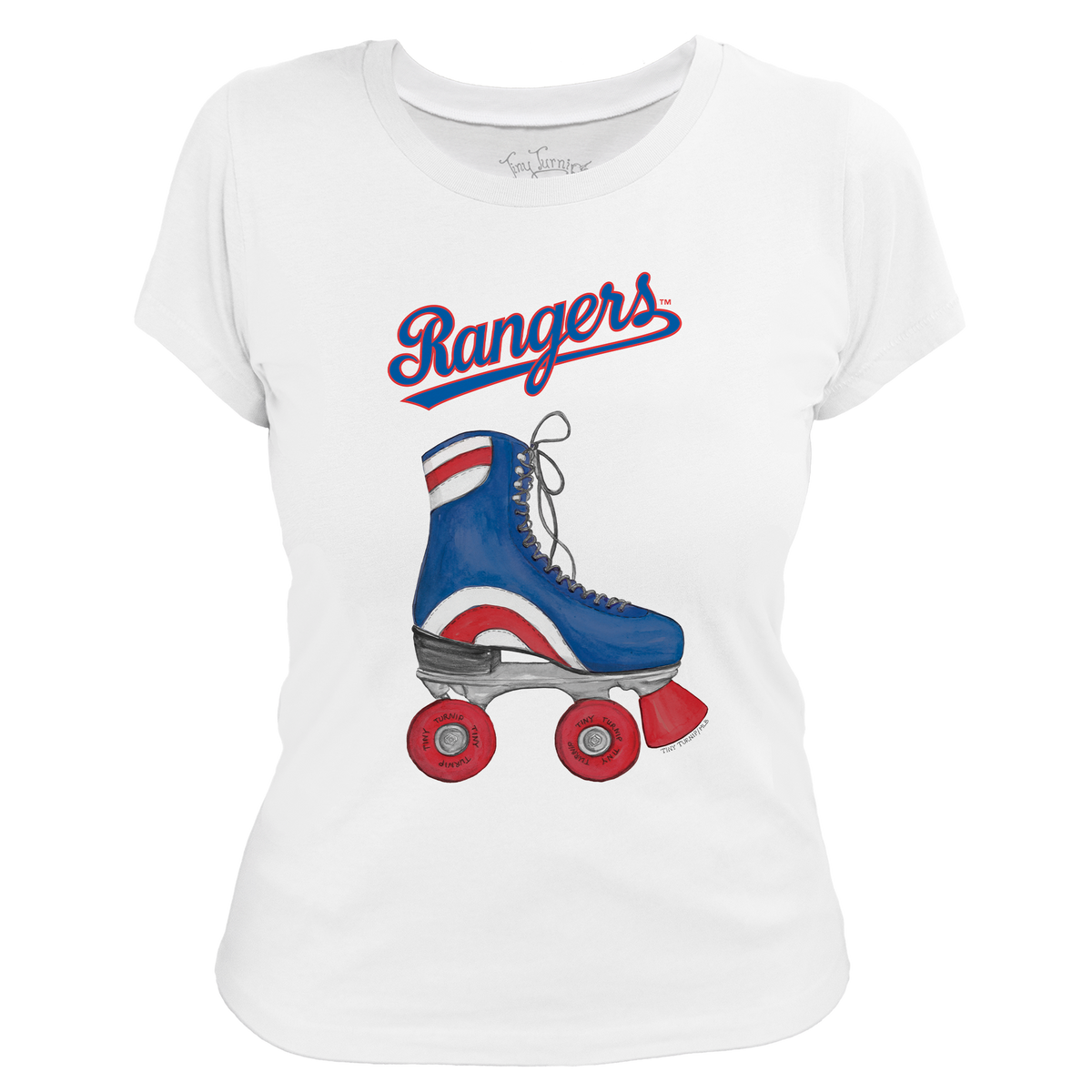Texas Rangers Retro Skate Women's Tee Shirt