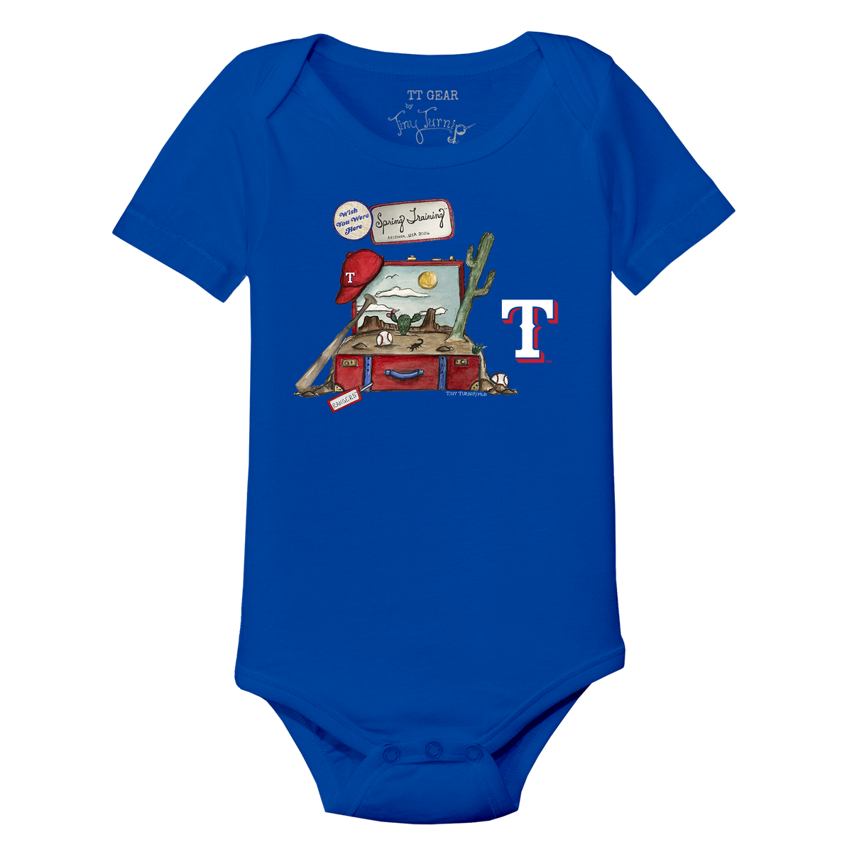 Texas Rangers Spring Training 2026 Short Sleeve Snapper - Tiny Turnip