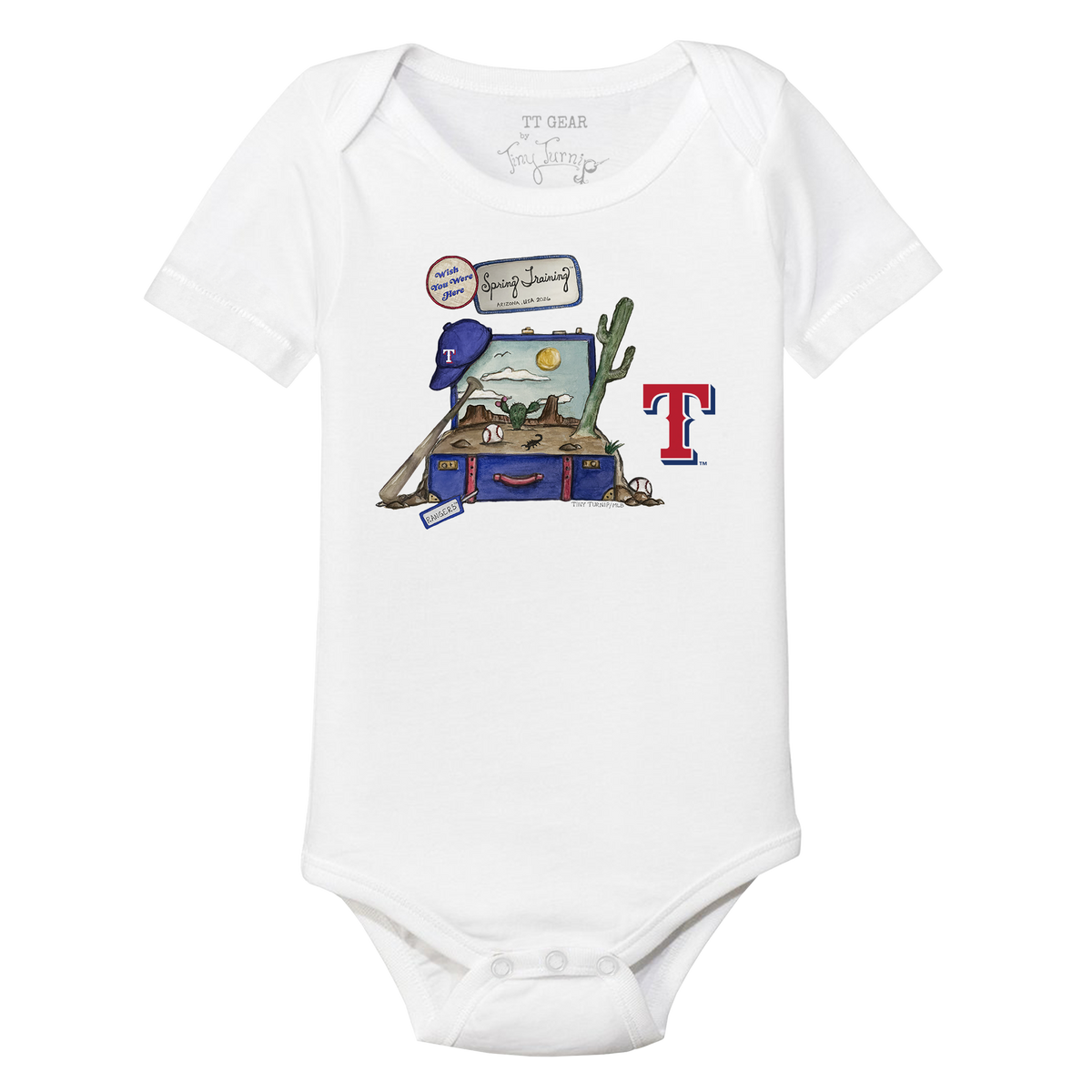 Texas Rangers Spring Training 2026 Short Sleeve Snapper - Tiny Turnip