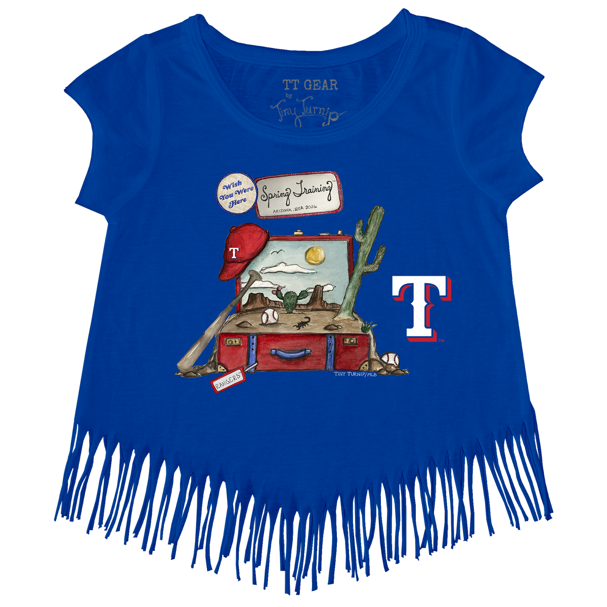 Texas Rangers Spring Training 2026 Fringe Tee - Tiny Turnip